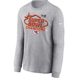 Nike Youth Super Bowl LVIII Champions Kansas City Chiefs Locker Room Long Sleeve T-Shirt