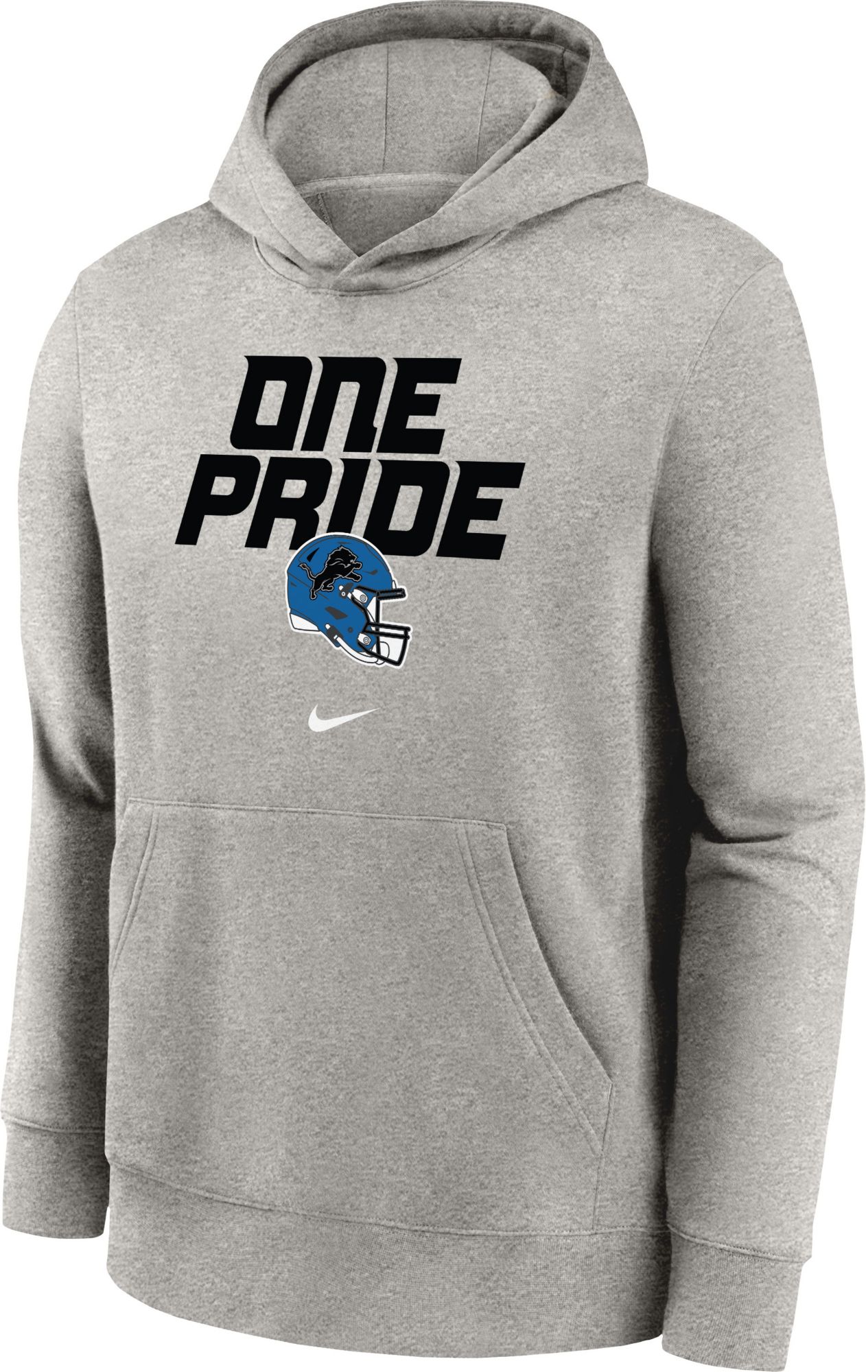 Nike Youth Detroit Lions One Pride Grey Hoodie