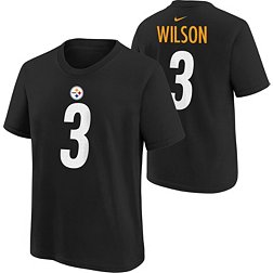Nike Youth Pittsburgh Steelers Russell Wilson #3 Black T-Shirt