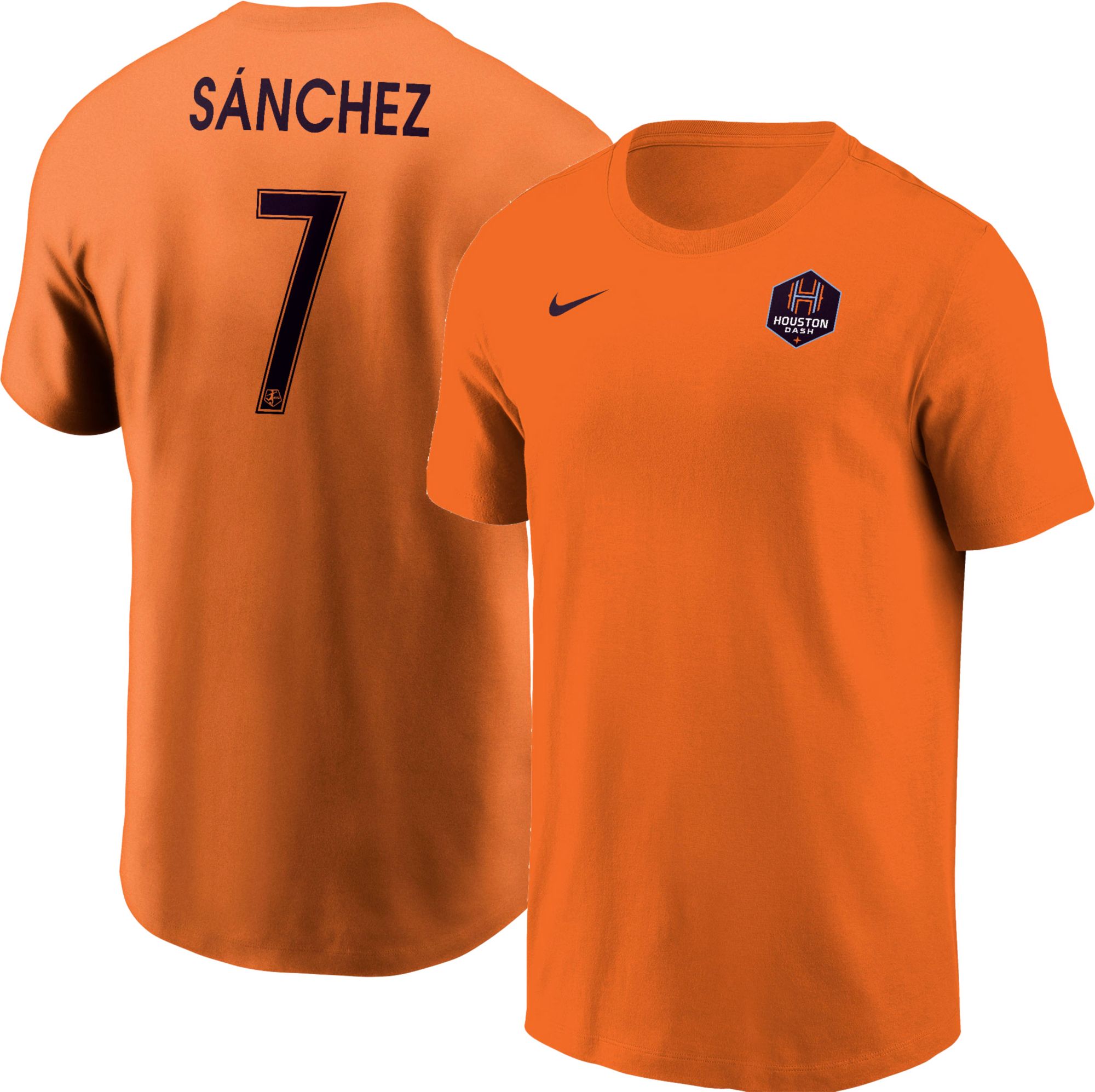 Nike Youth Houston Dash Maria Sanchez #7 Black T-Shirt