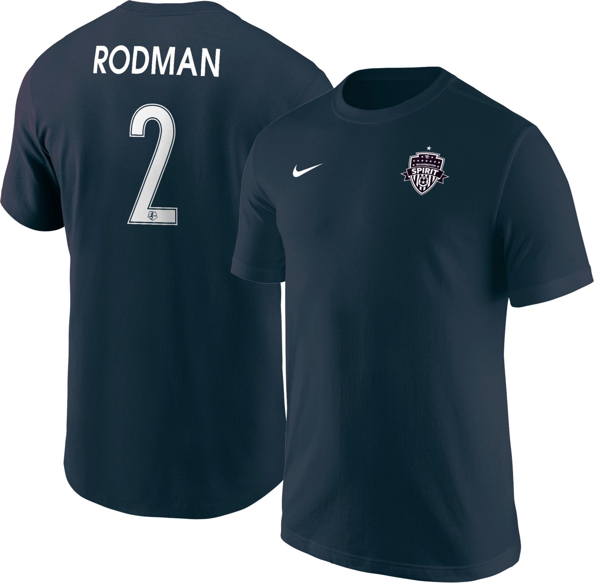 Nike Youth Washington Spirit Trinity Rodman #2 Black T-Shirt