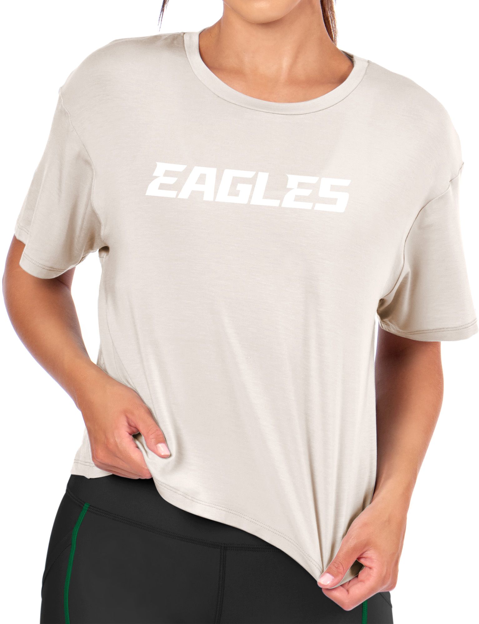 Certo Women's Philadelphia Eagles Format White T-Shirt