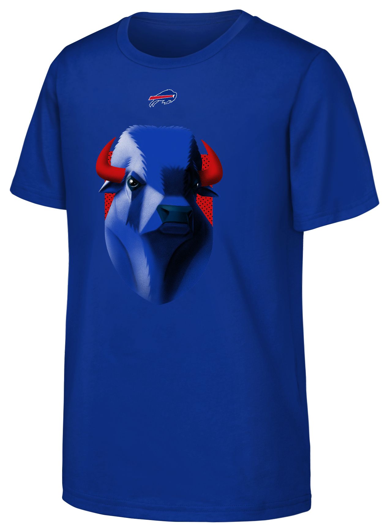 NFL Team Apparel Youth Buffalo Bills Illustration Royal T-Shirt