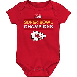 NFL Team Apparel Infant Super Bowl LVIII Champions Kansas City Chiefs Creeper