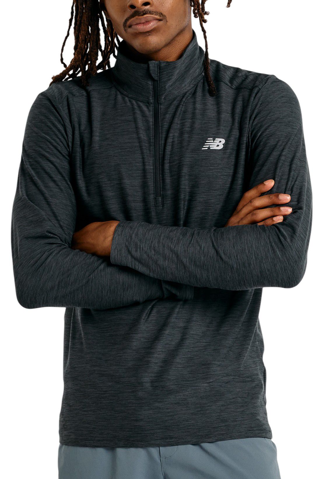 New Balance Men's Space Dye 1/4 Zip Shirt