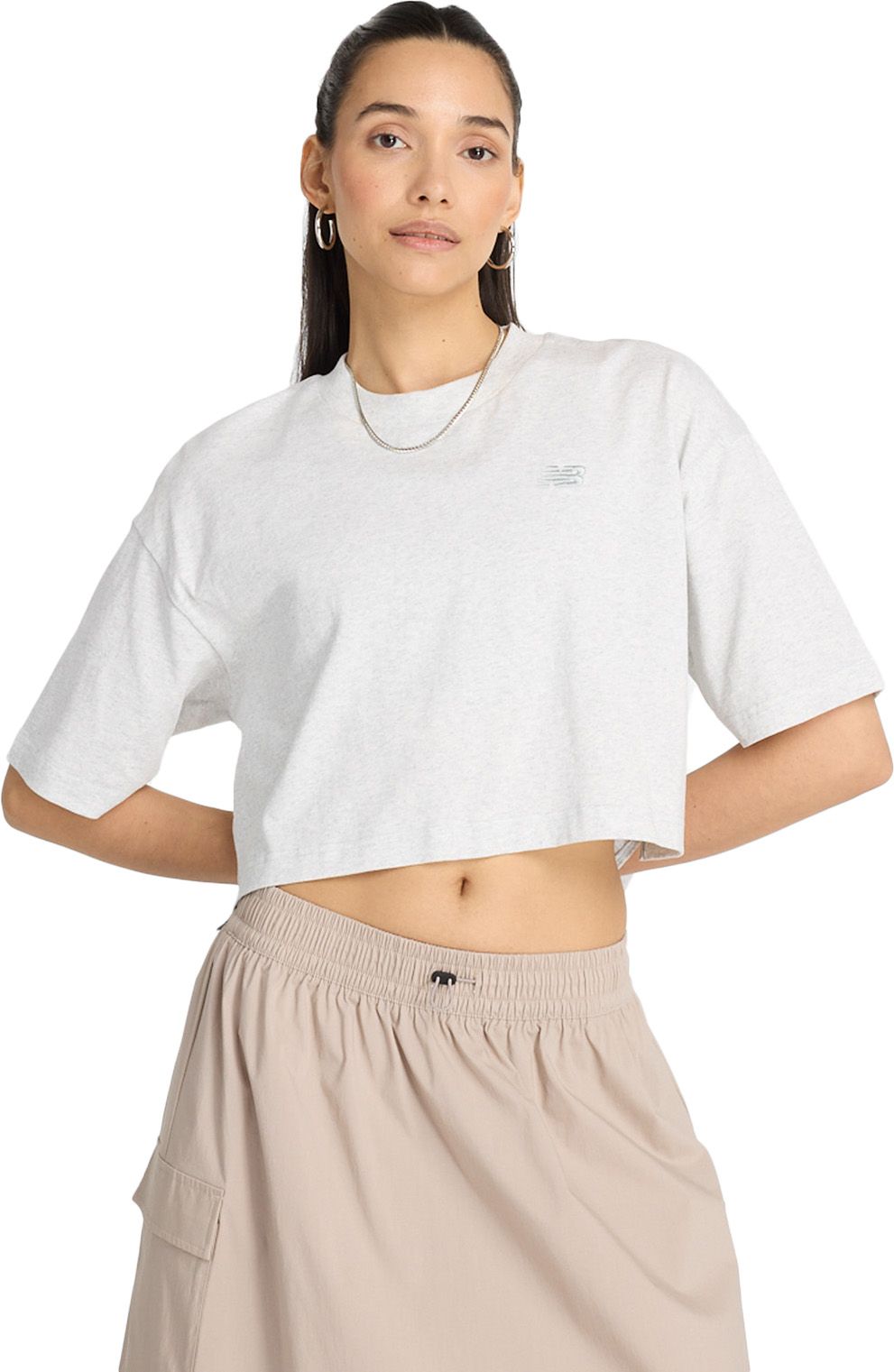 New Balance Women's Logo Oversized Jersey T-Shirt
