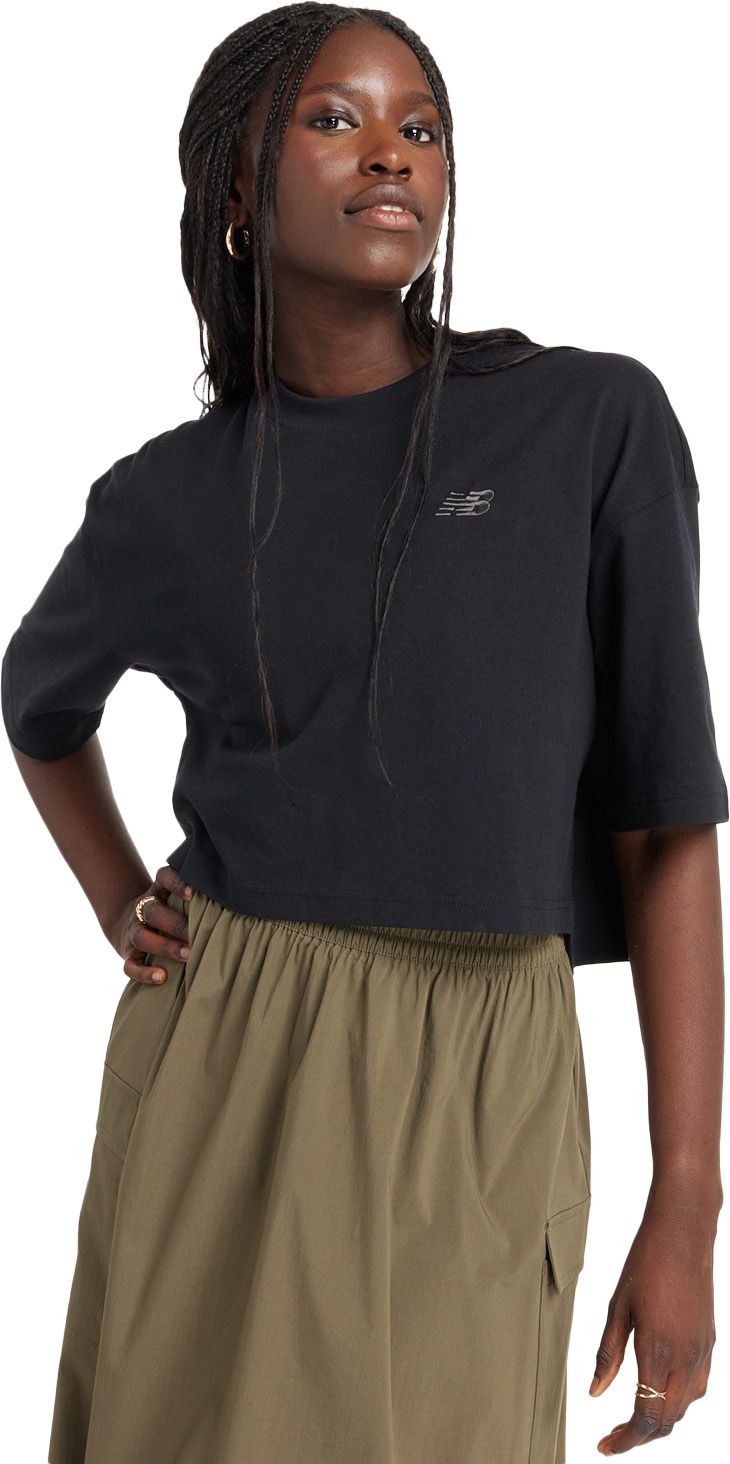 New Balance Women's Logo Oversized Jersey T-Shirt