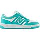 Teal/White