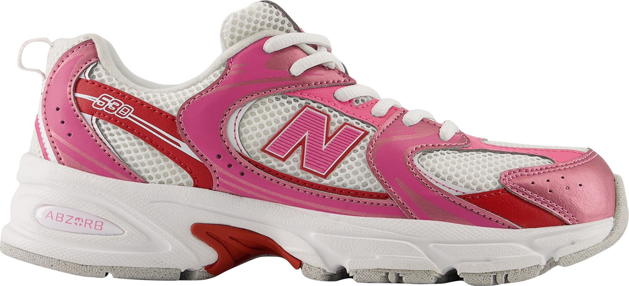 Pink Satin/Shadow Red