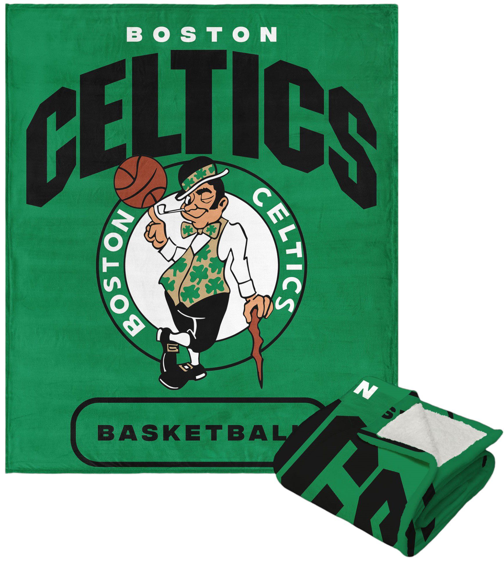 TheNorthwest Boston Celtics Silk Touch Sherpa Blanket