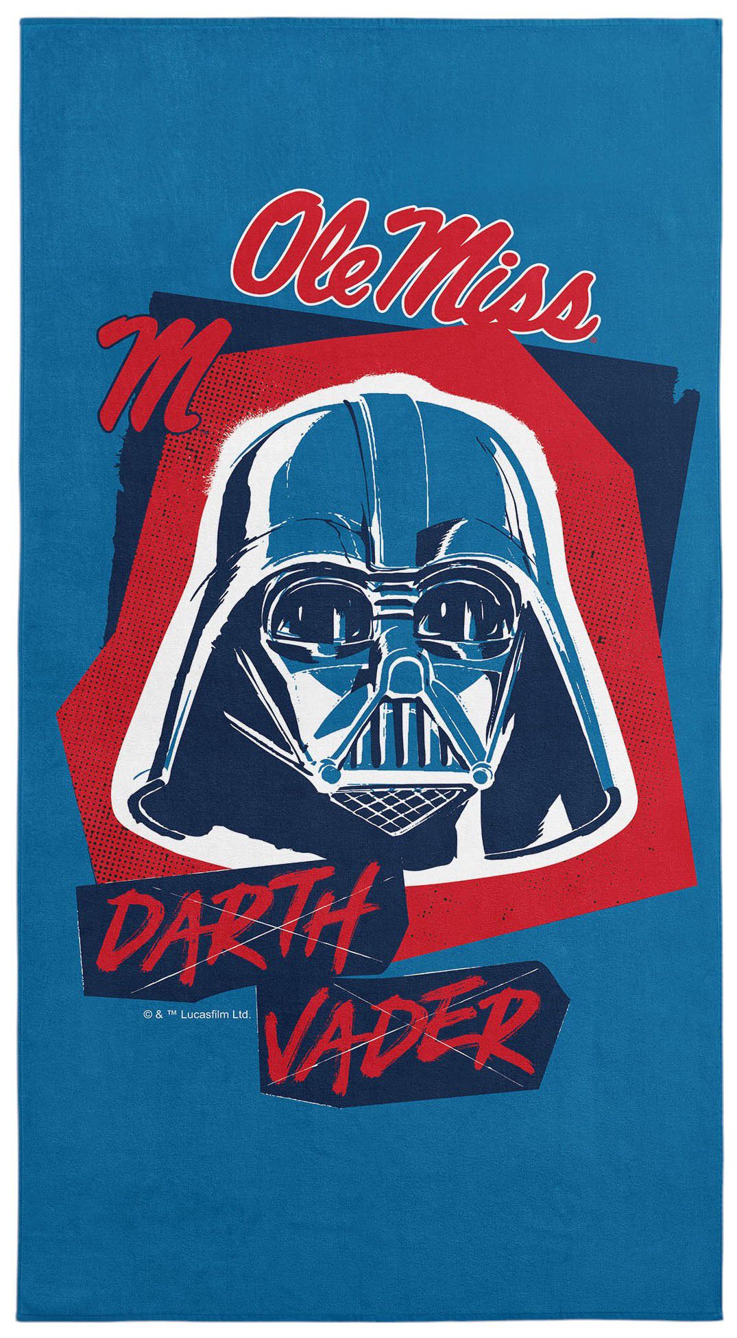 TheNorthwest Ole Miss Rebels Darth Vader Beach Towel