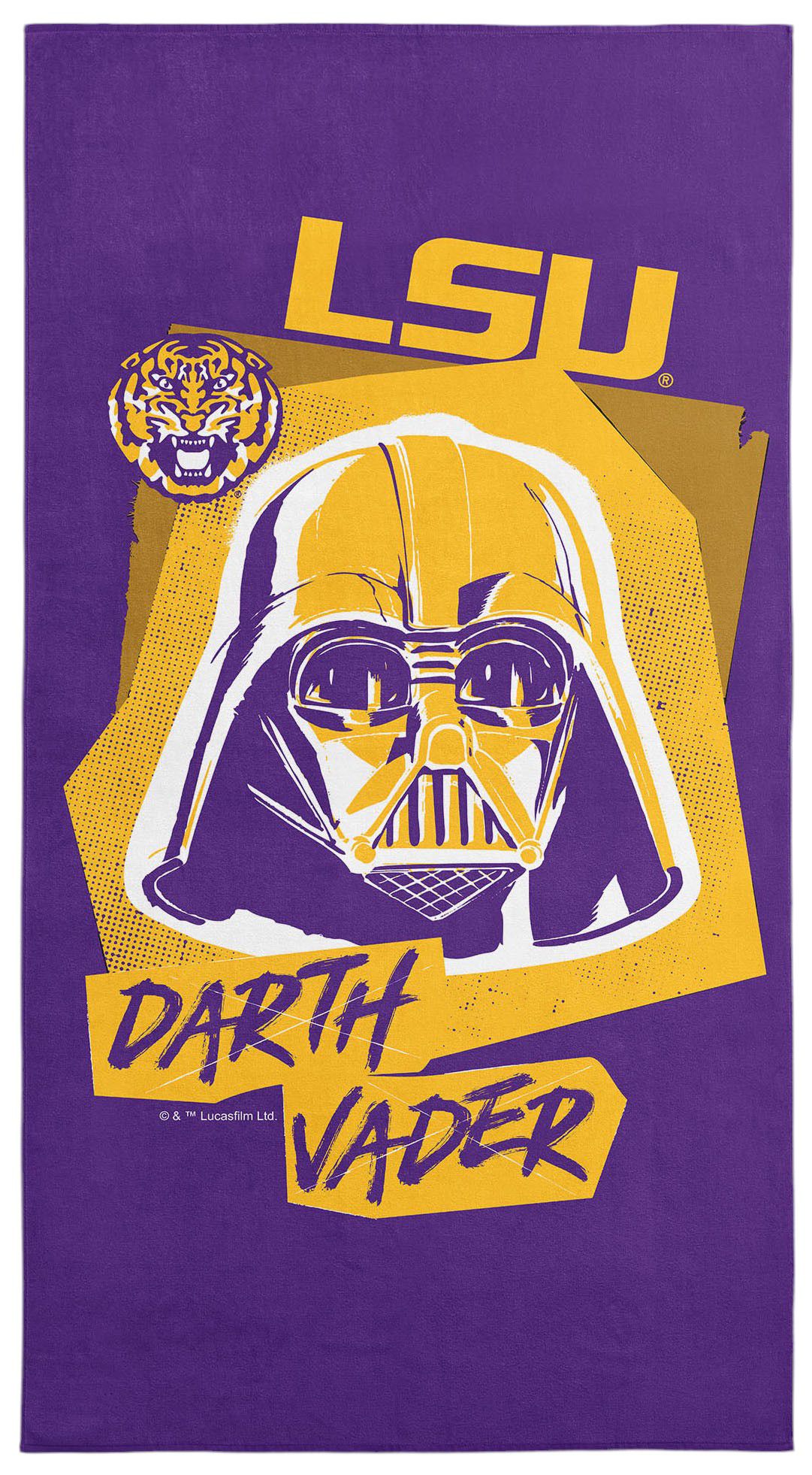 TheNorthwest LSU Tigers Darth Vader Beach Towel
