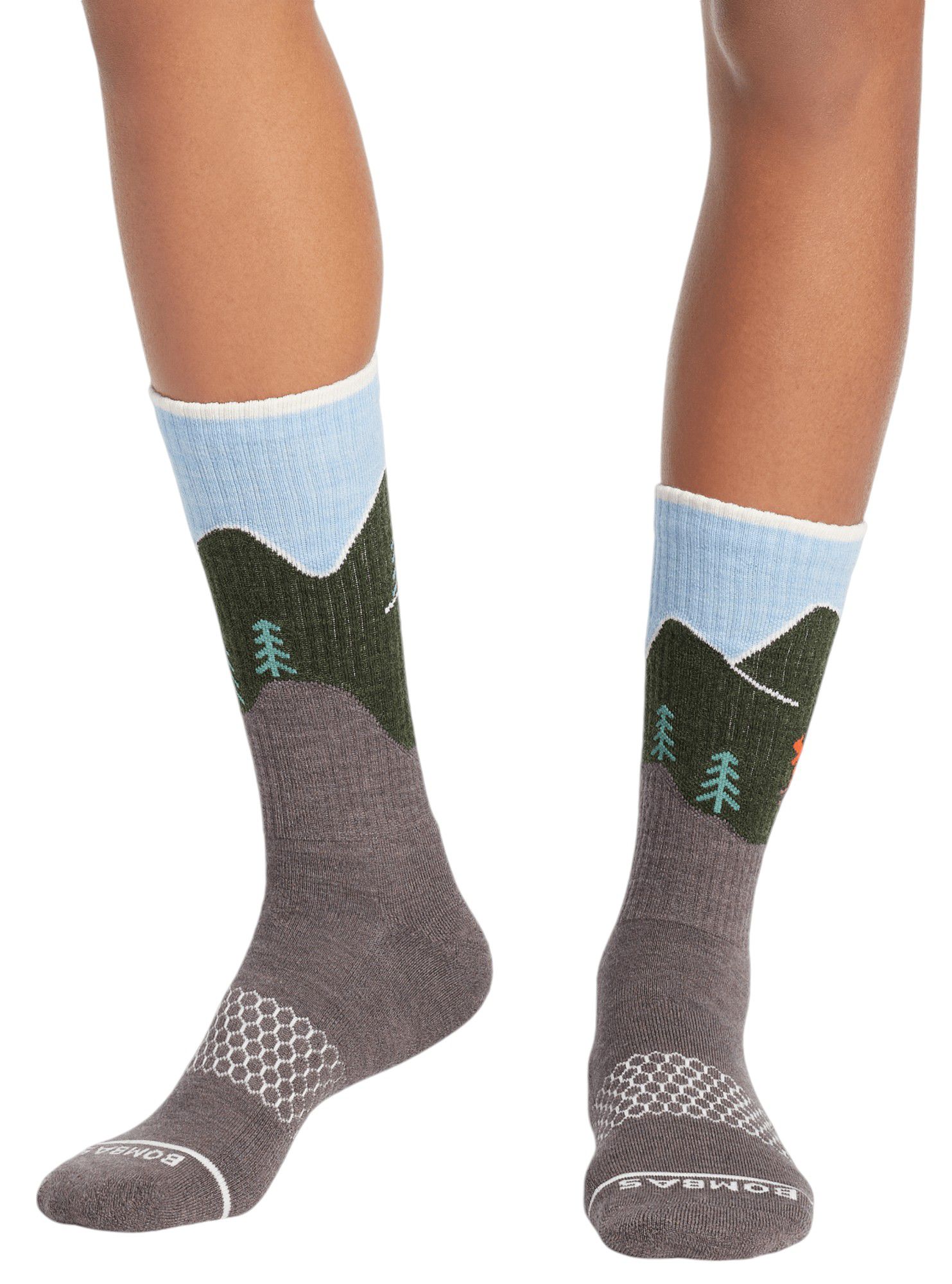Bombas Heather Merino Blend Landscape Calf Socks, Women