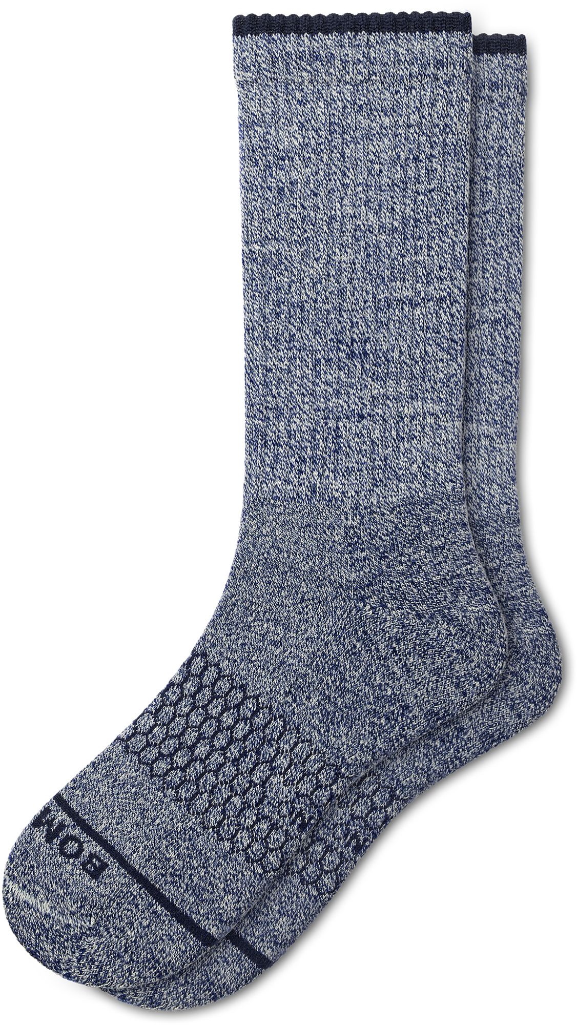 Bombas Heather Merino Blend Landscape Calf Socks