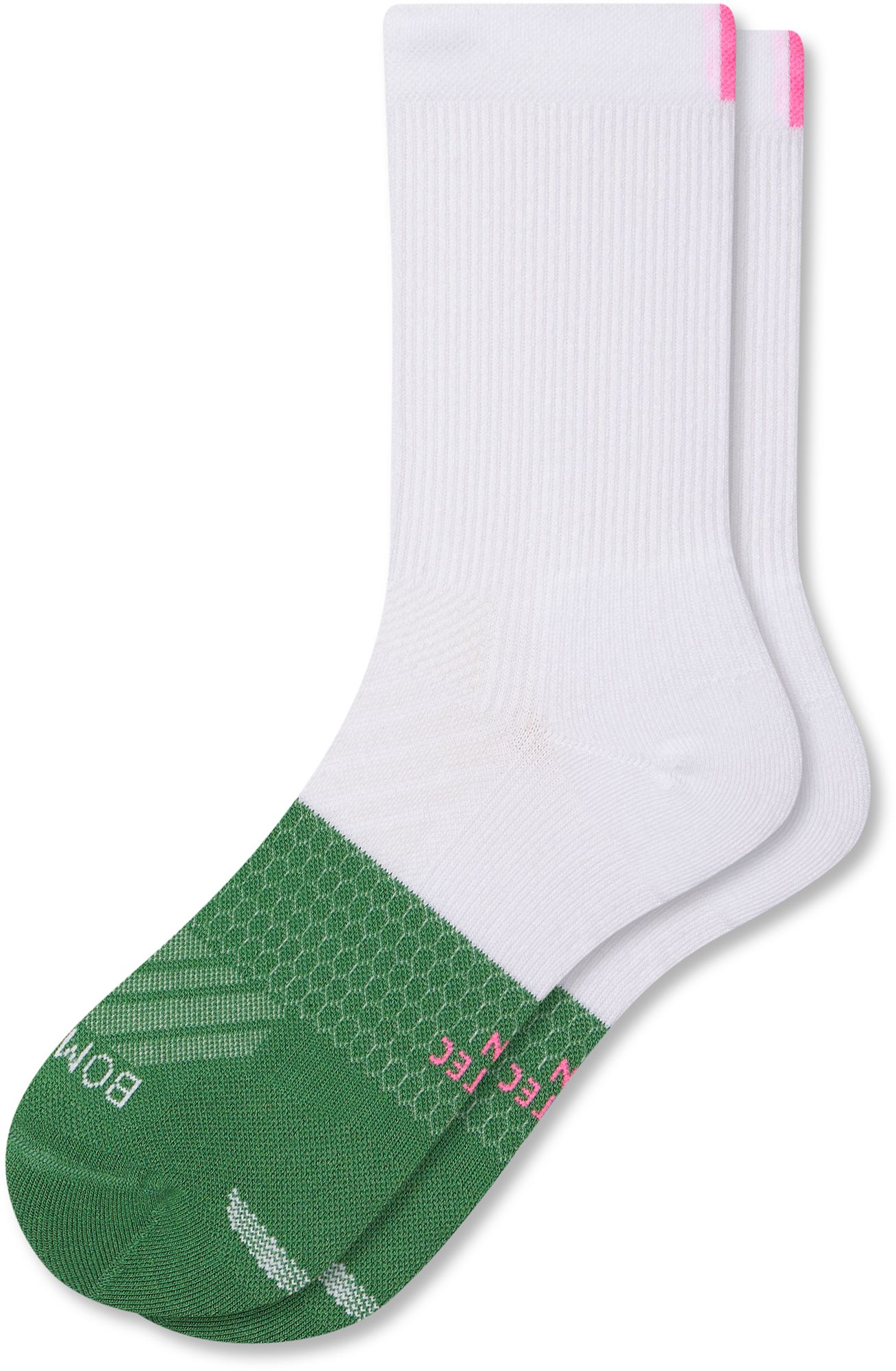 Bombas Adult Script Logo Run Half Calf Socks