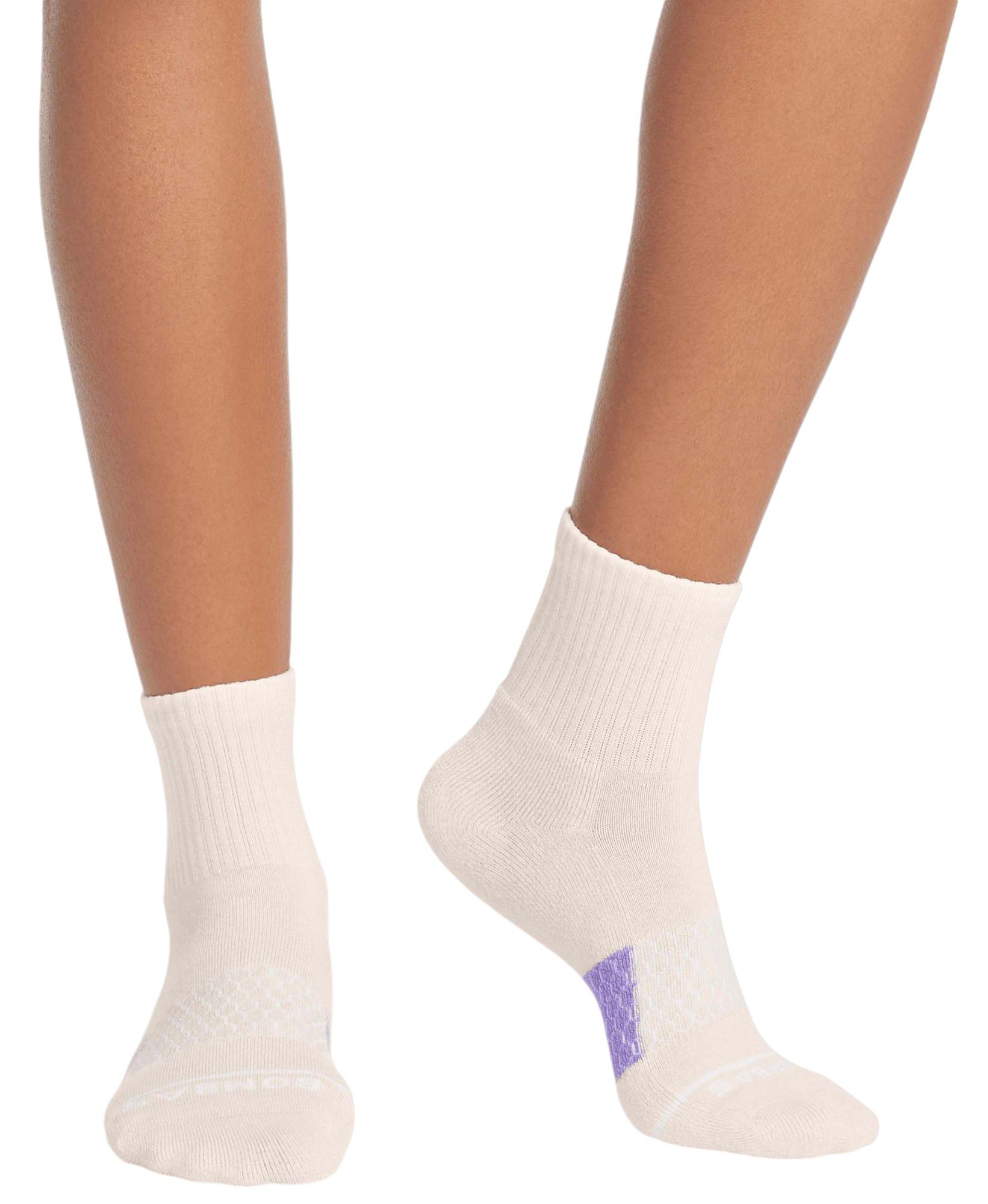Bombas Solid Merino Blend Arch Block Quarter Socks, Women