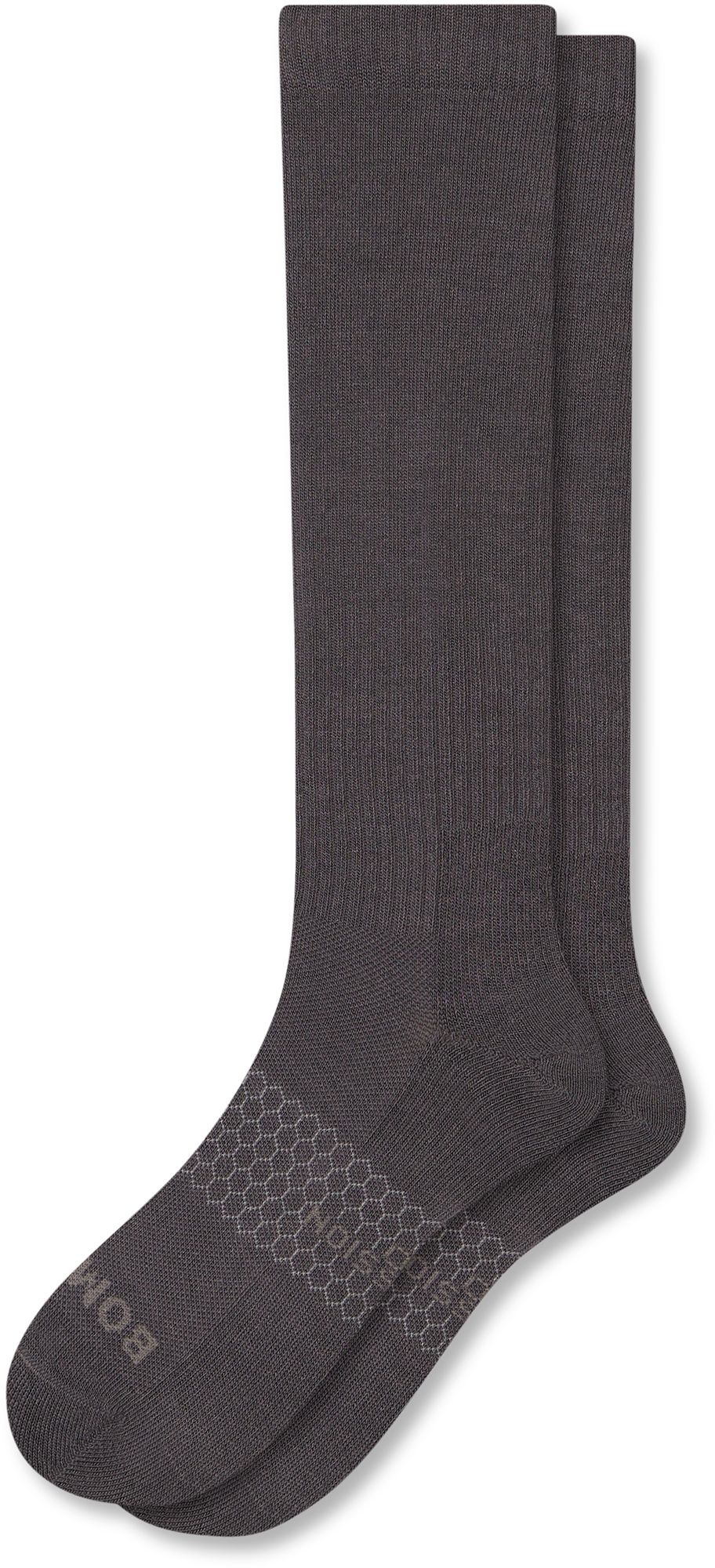 Bombas Solid Double Stripe Casual Compression Knee High Socks