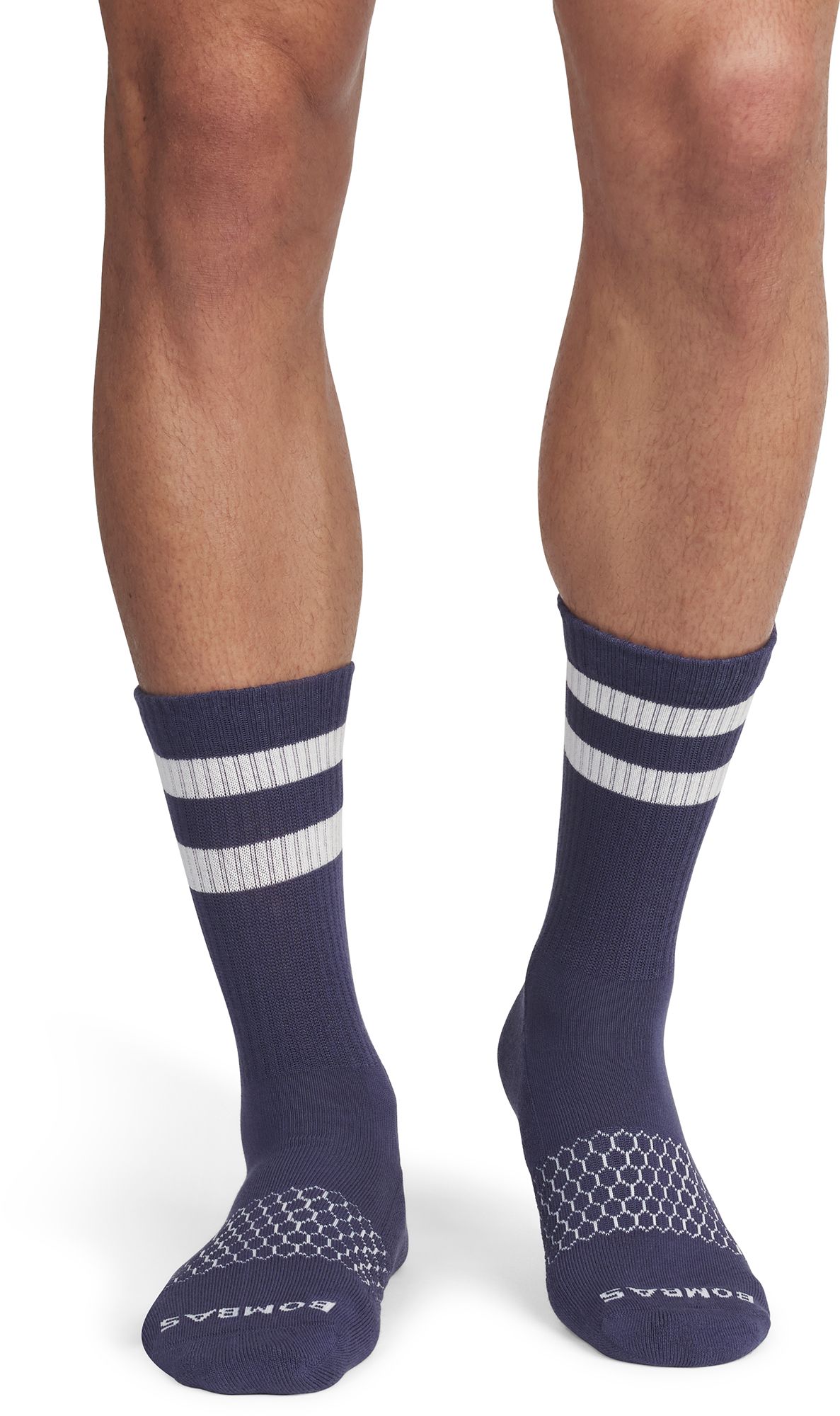 Bombas Solid Vintage Stripes Half Calf Socks