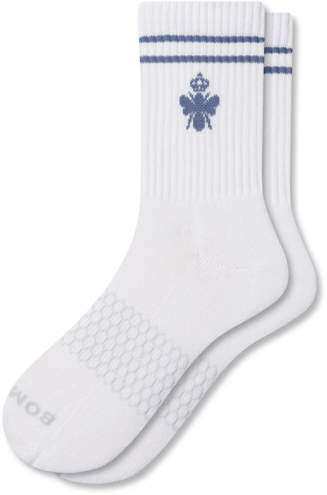 Bombas Solid Vintage Stripes Half Calf Socks