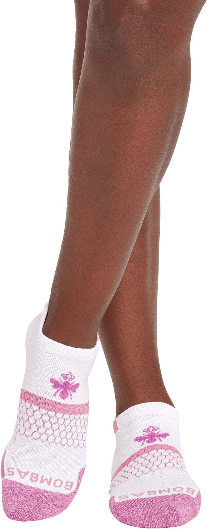 Bombas x Venus Williams Solid Marl Toe All Purple Ankle Socks