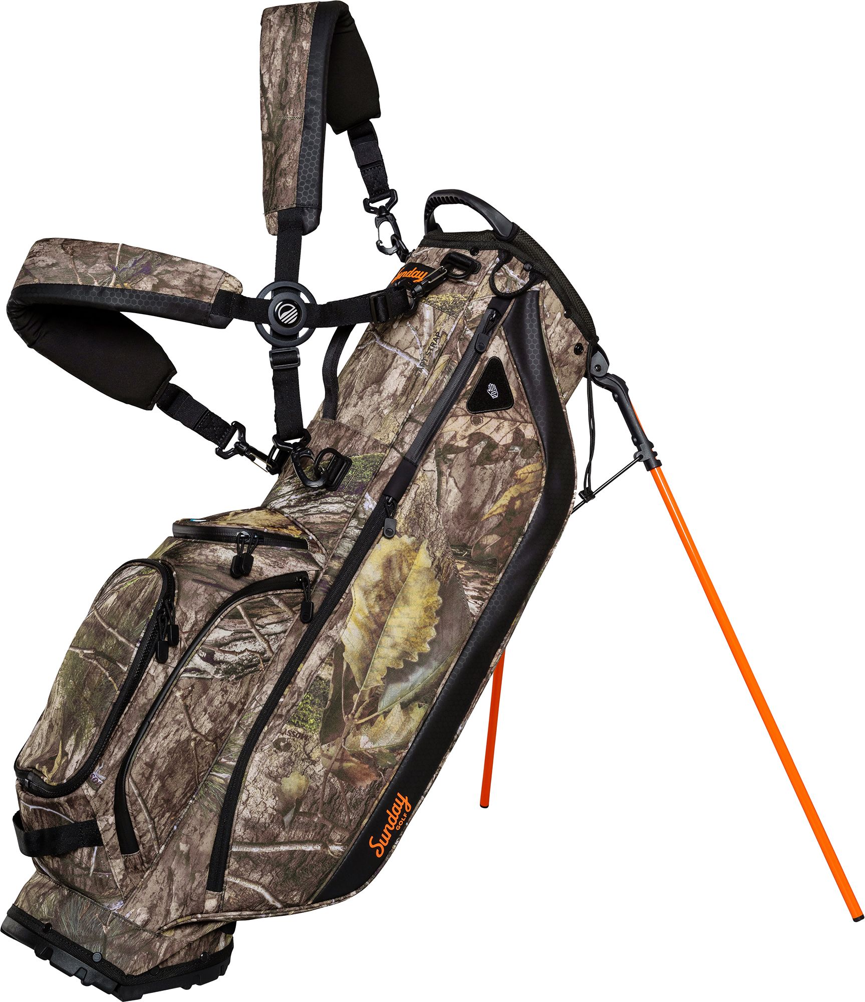 Sunday Golf Ryder Mossy Oak Stand Bag, Men's, Country DNA Green