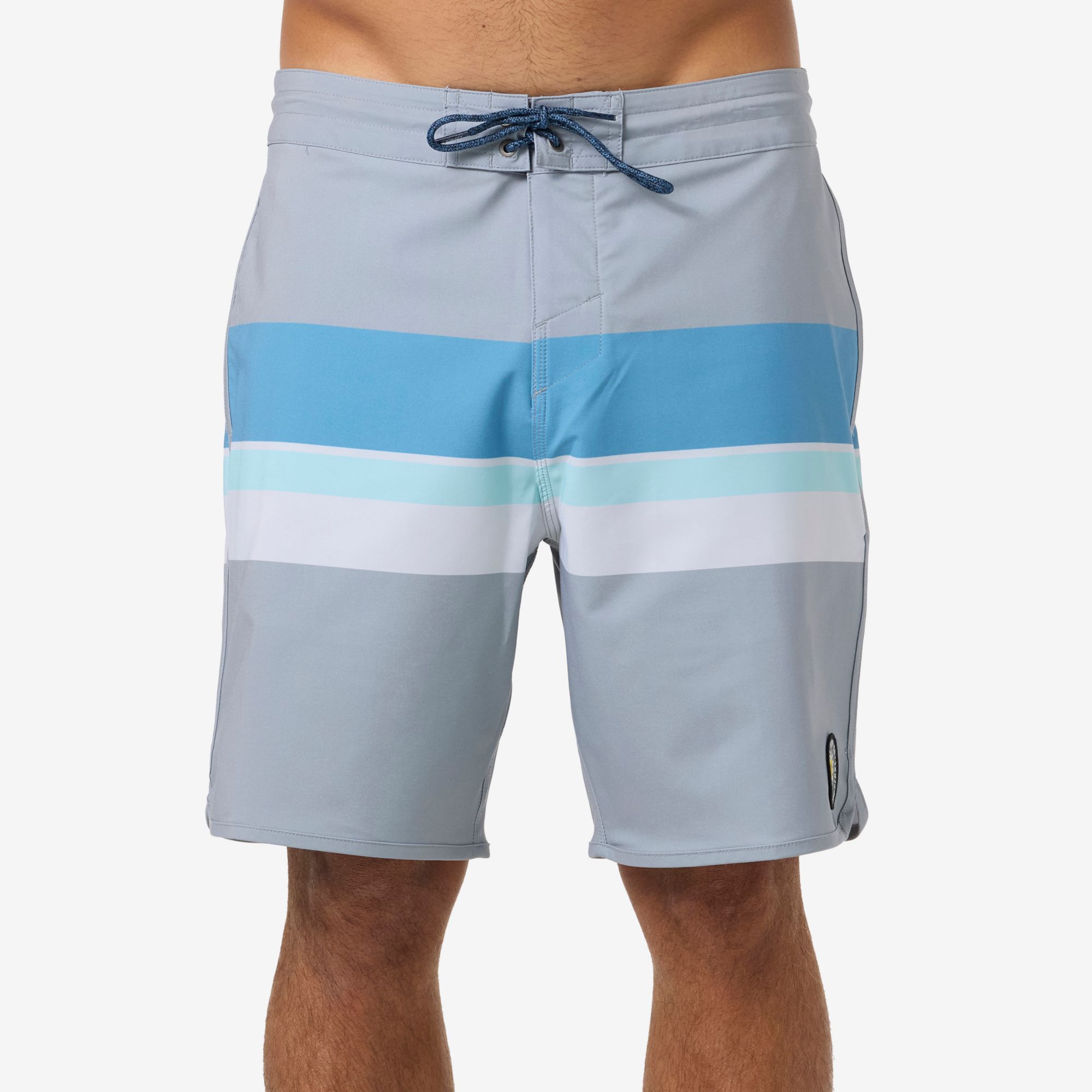 O'Neill Men's Cruzer Stripe Scallop 18" Board Shorts
