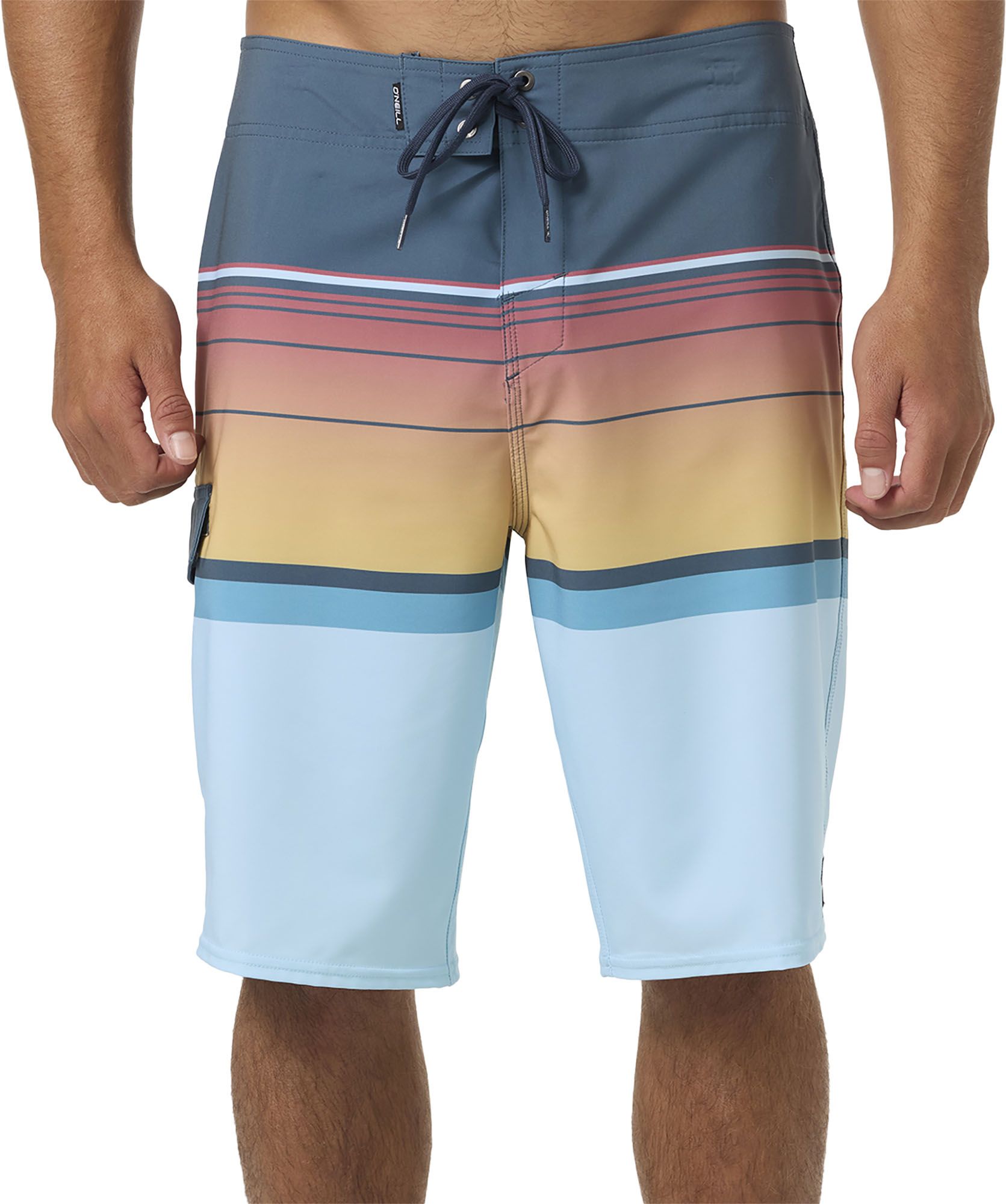 O'Neill Men's Lennox Stripe Quick-Drying 21 in. Boardshorts
