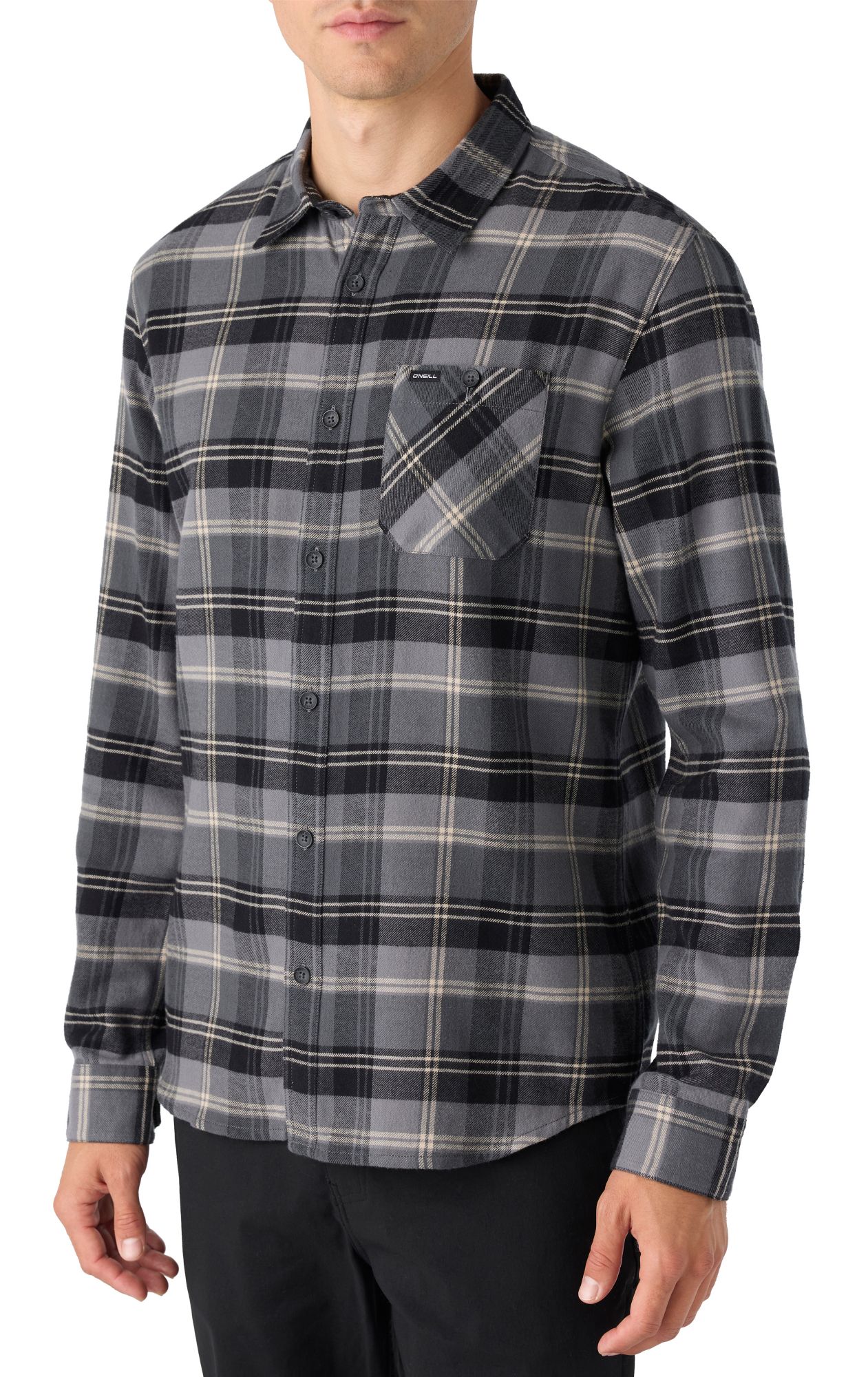 O'Neill Men's Redmond Plaid Stretch Flannel Shirt