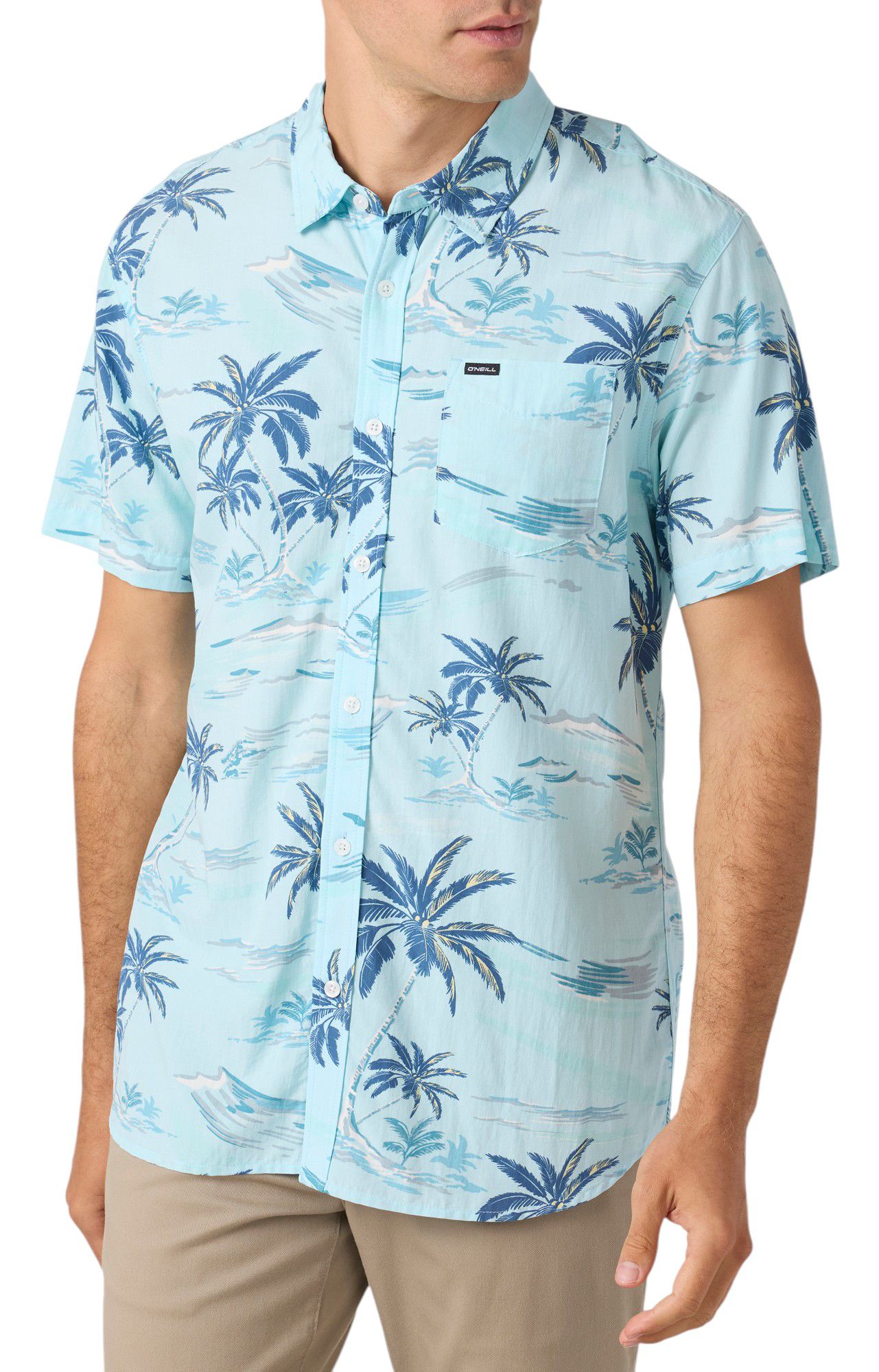 O'Neill Men's Oasis Eco Short Sleeve Standard Fit Shirt
