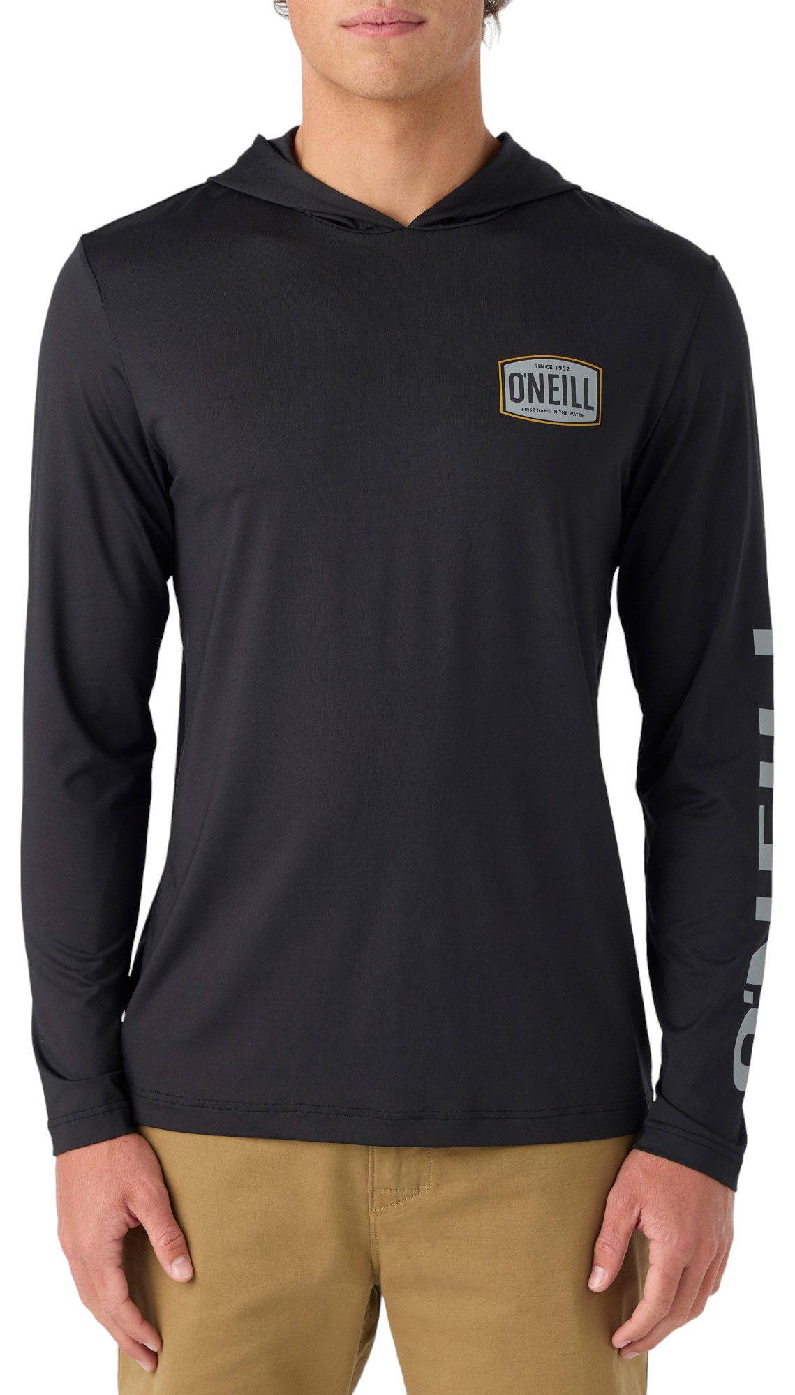 O'Neill Men's TRVLR UPF Hooded Snap Long Sleeve Shirt