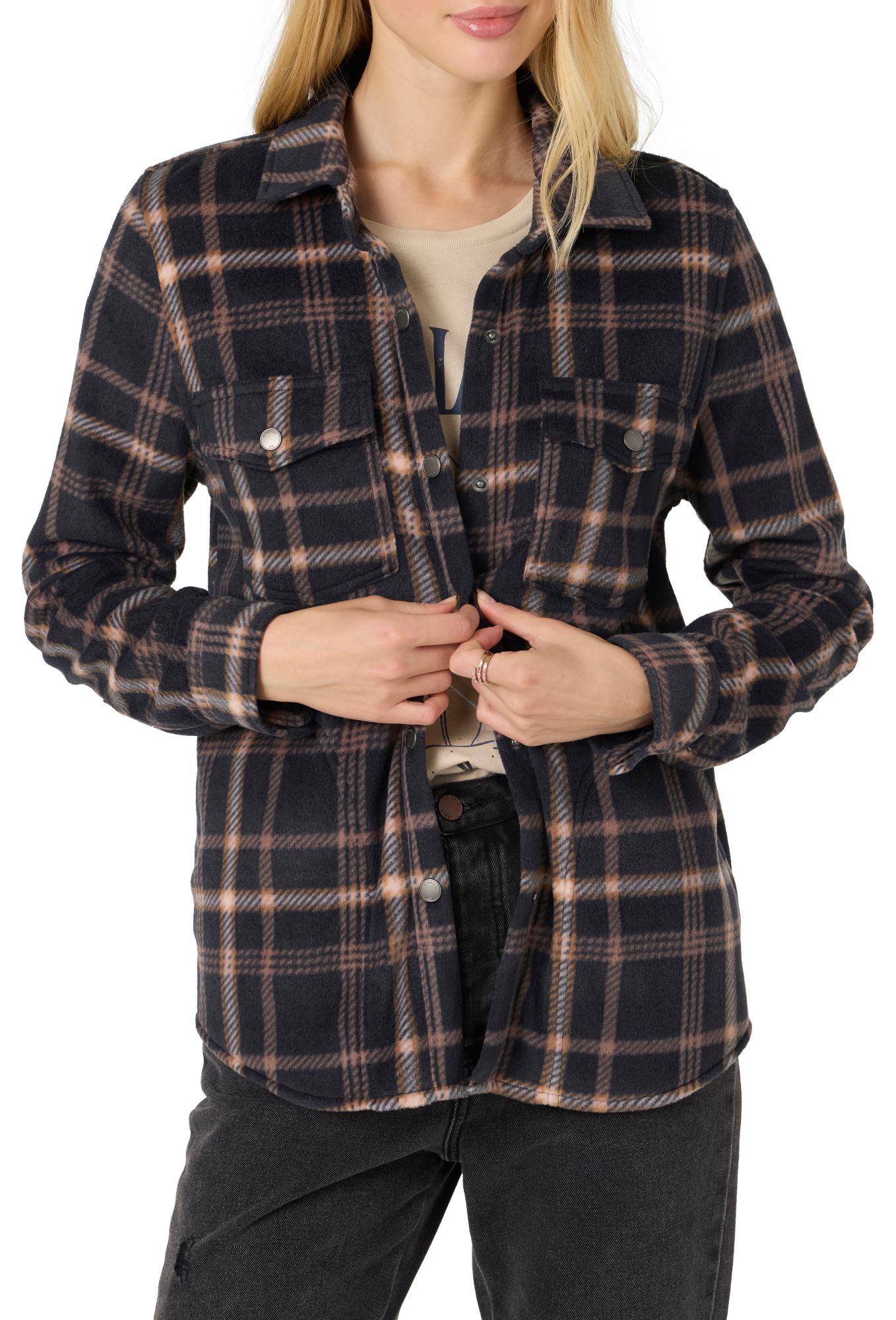 O'Neill Women's Zuma Superfleece Flannel Shirt