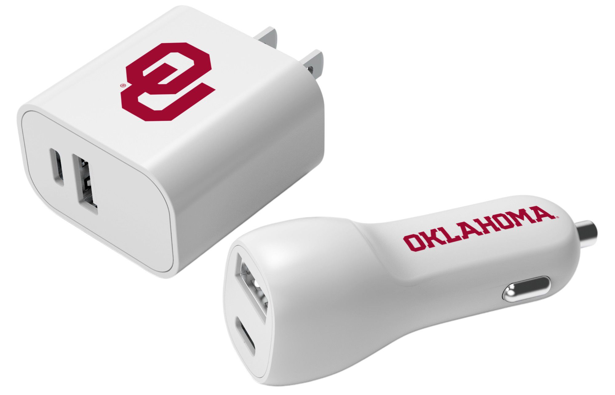 SOAR Oklahoma Sooners 2-Pack Charger Set