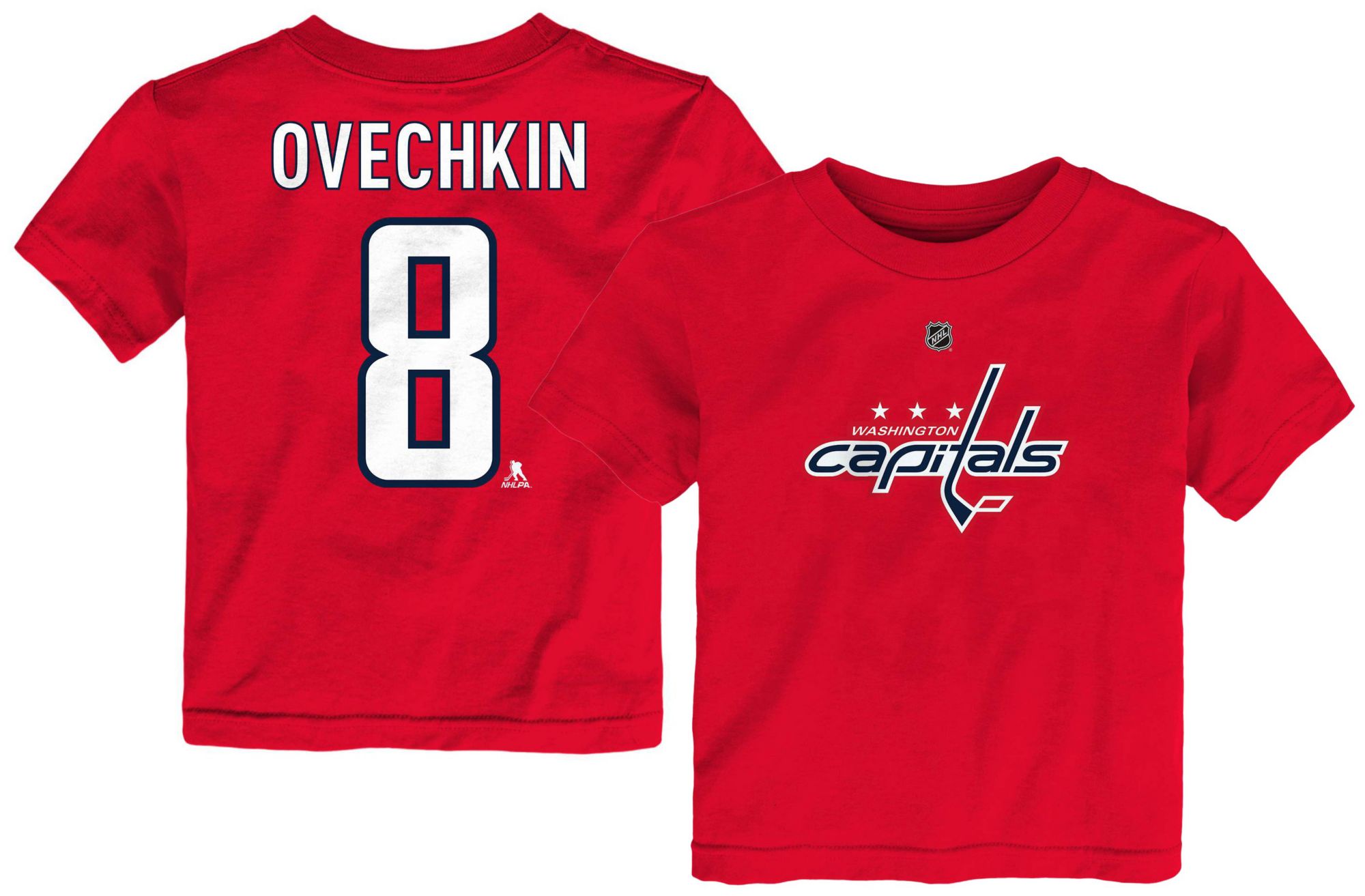 NHL Toddler Washington Capitals Alexander Ovechkin #8 Red T-Shirt