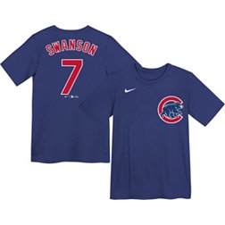 Nike Little Kids' Chicago Cubs Home Dansby Swanson #7 T-Shirt