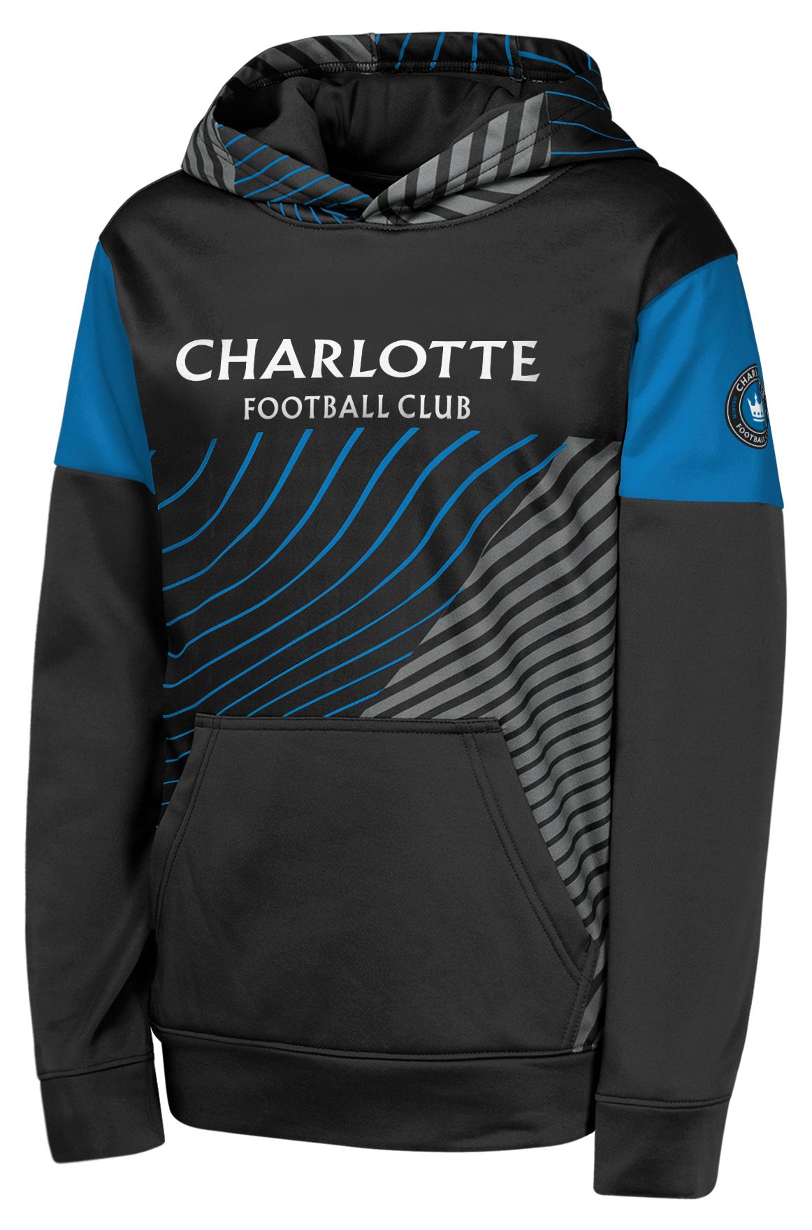 MLS Youth Charlotte FC Unbeaten Black Hoodie