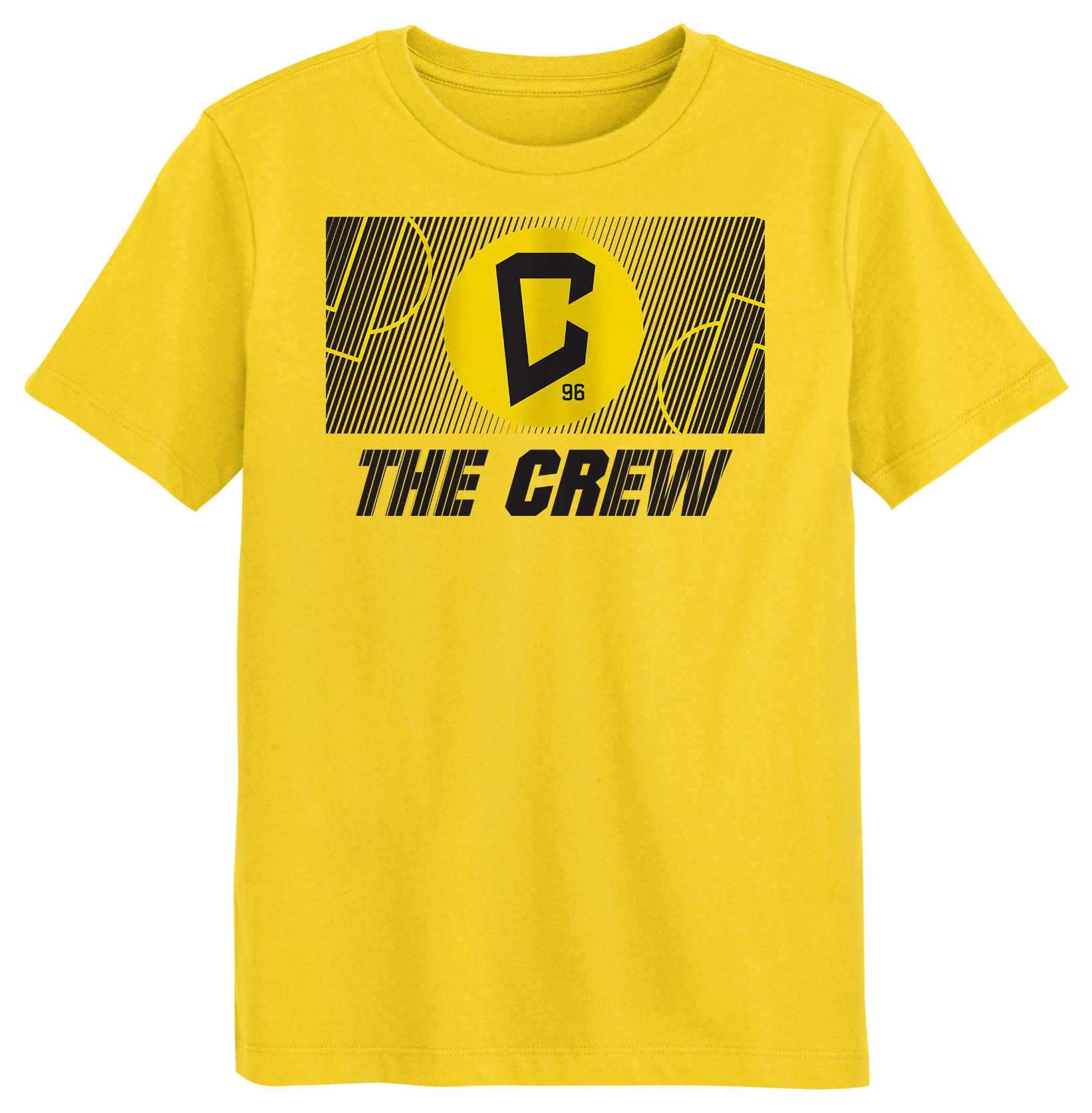MLS Youth Columbus Crew Pre Game Full Pitch Yellow T-Shirt