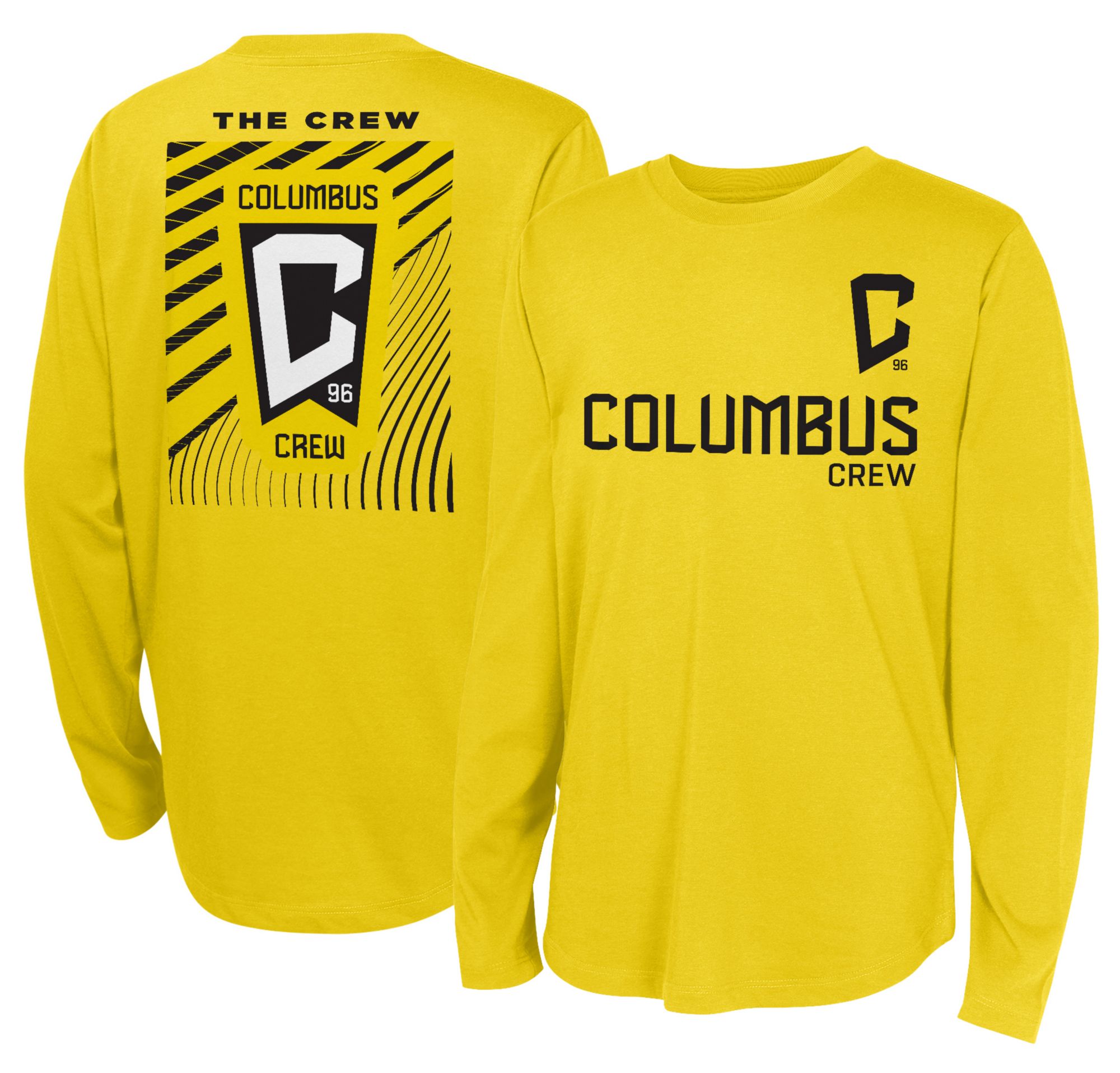 MLS Youth Columbus Crew Maestro Yellow Long Sleeve T-Shirt