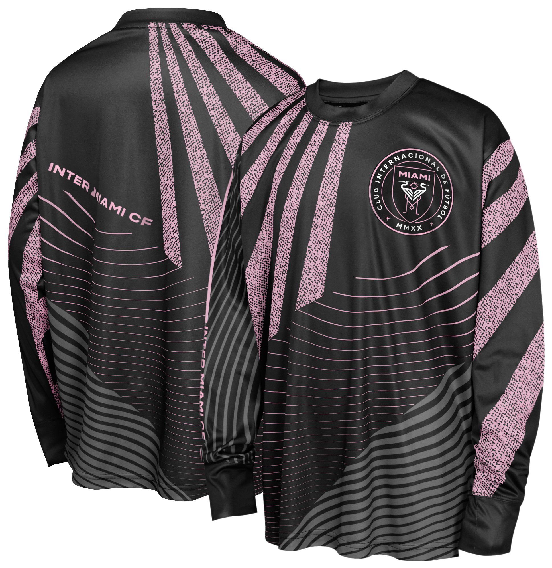 MLS Youth Inter Miami CF Nifty Black Long Sleeve T-Shirt