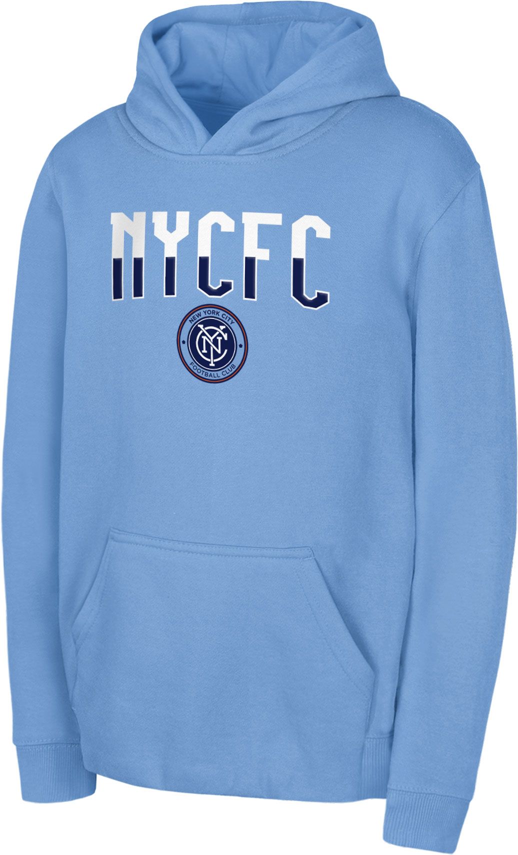 MLS Youth New York City FC Defender Light Blue Pullover Hoodie