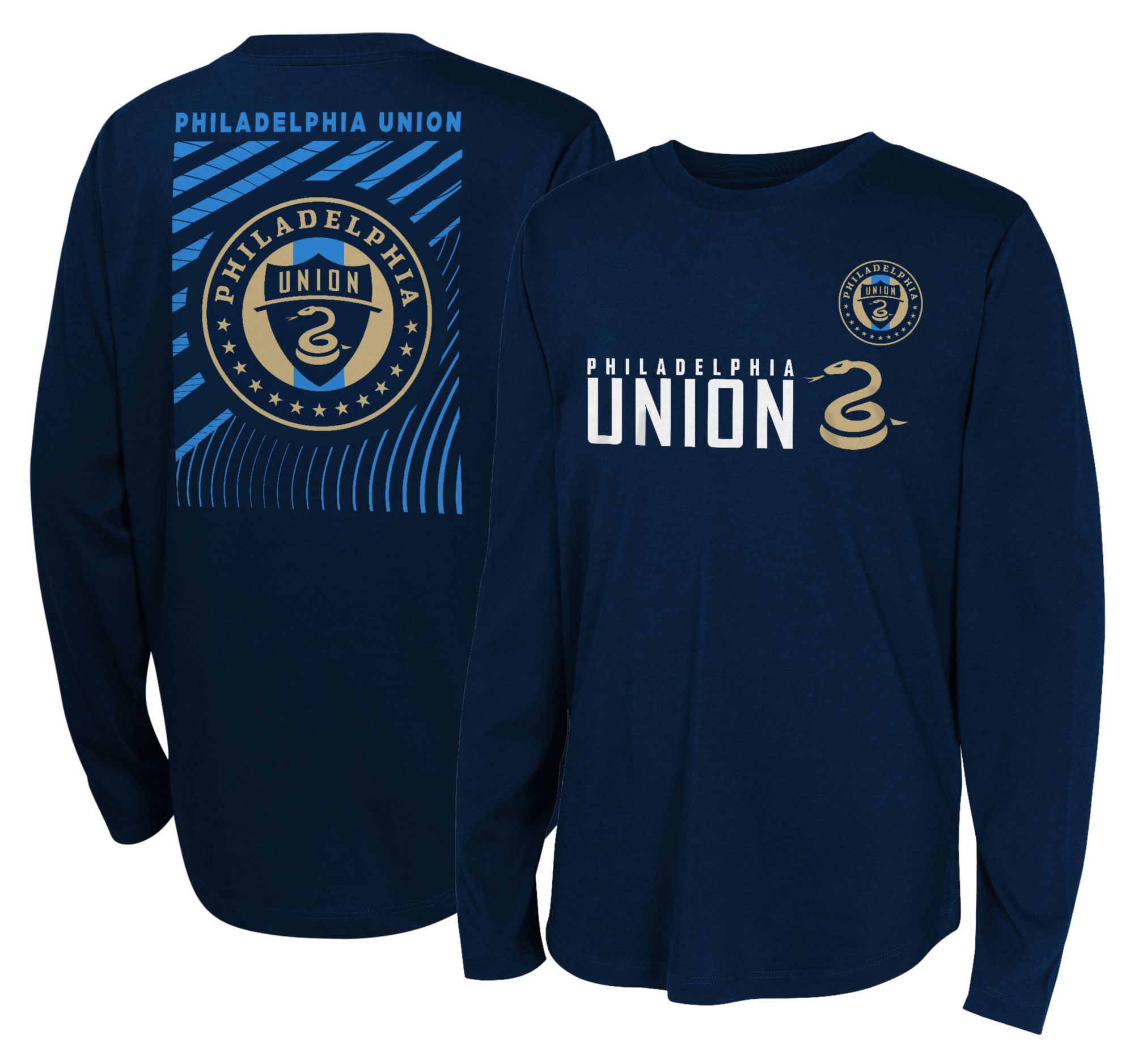 MLS Youth Philadelphia Union Maestro Navy Long Sleeve T-Shirt