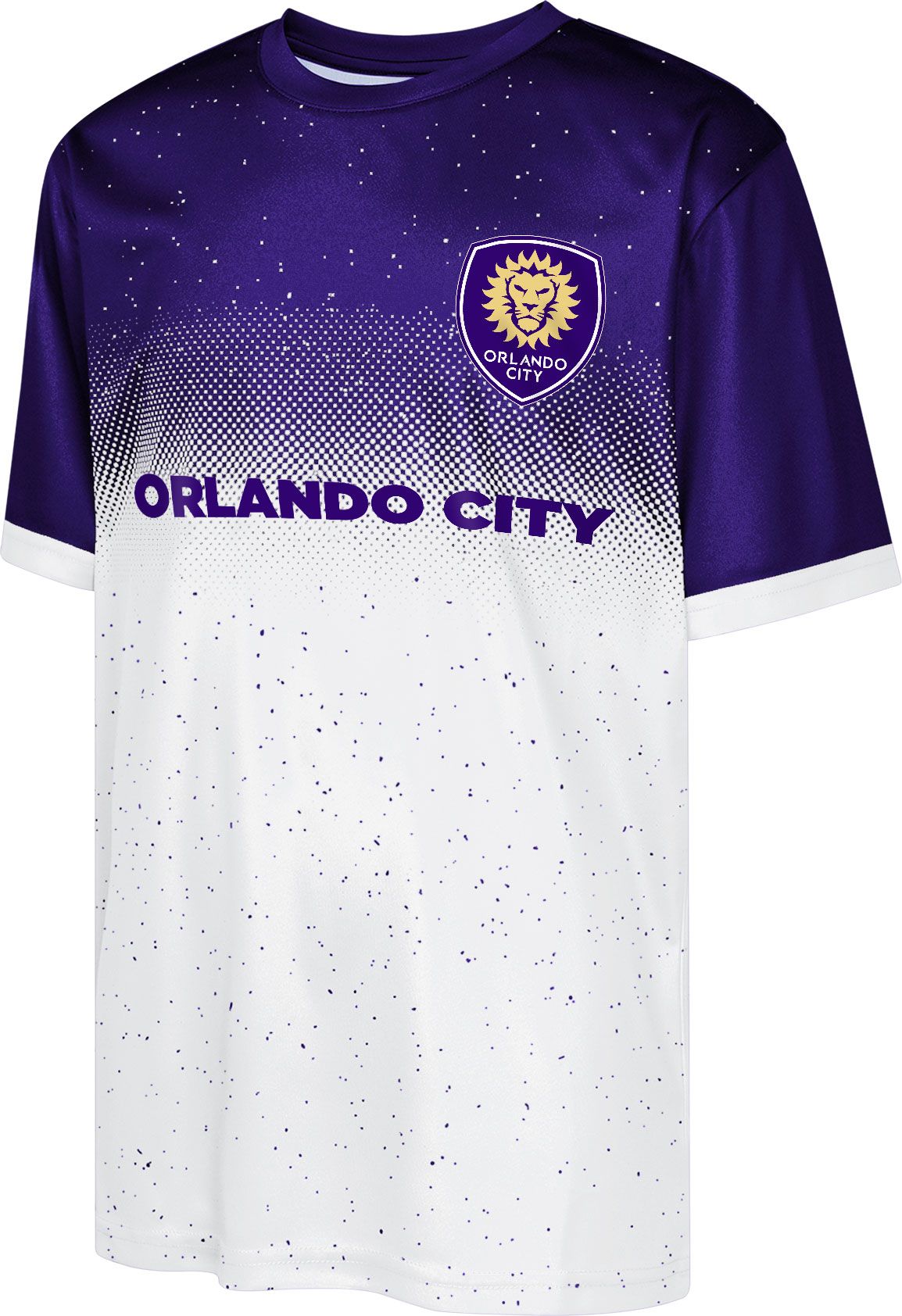 Outerstuff Youth Orlando City White Wordmark T-Shirt