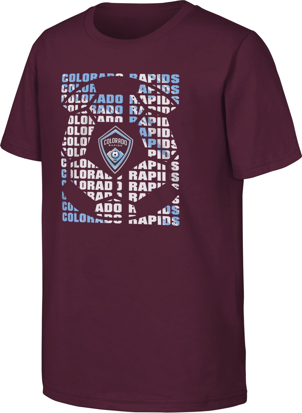 MLS Youth Colorado Rapids Penalty Box Maroon T-Shirt