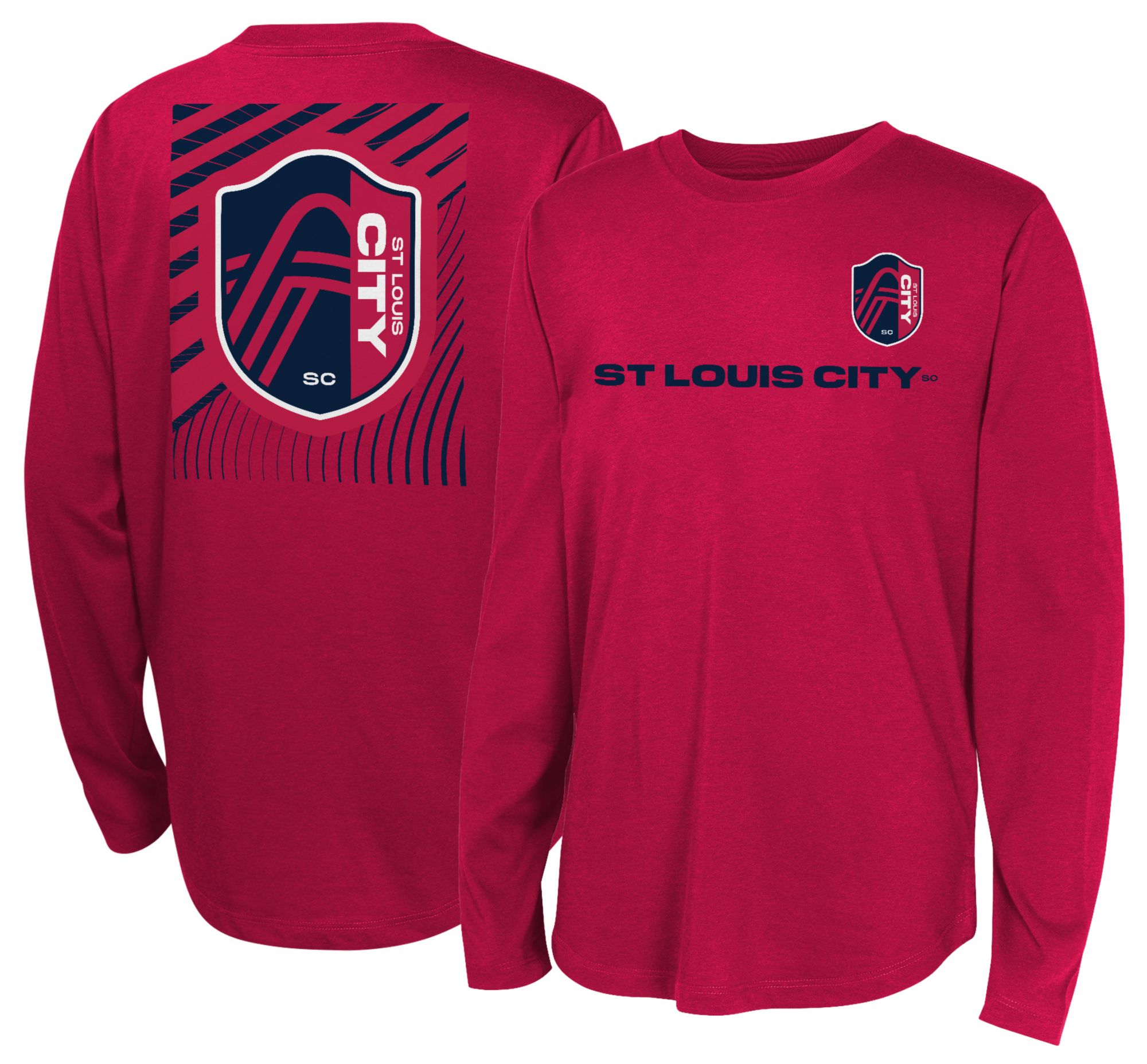 MLS Youth St. Louis City SC Maestro Pink Long Sleeve T-Shirt