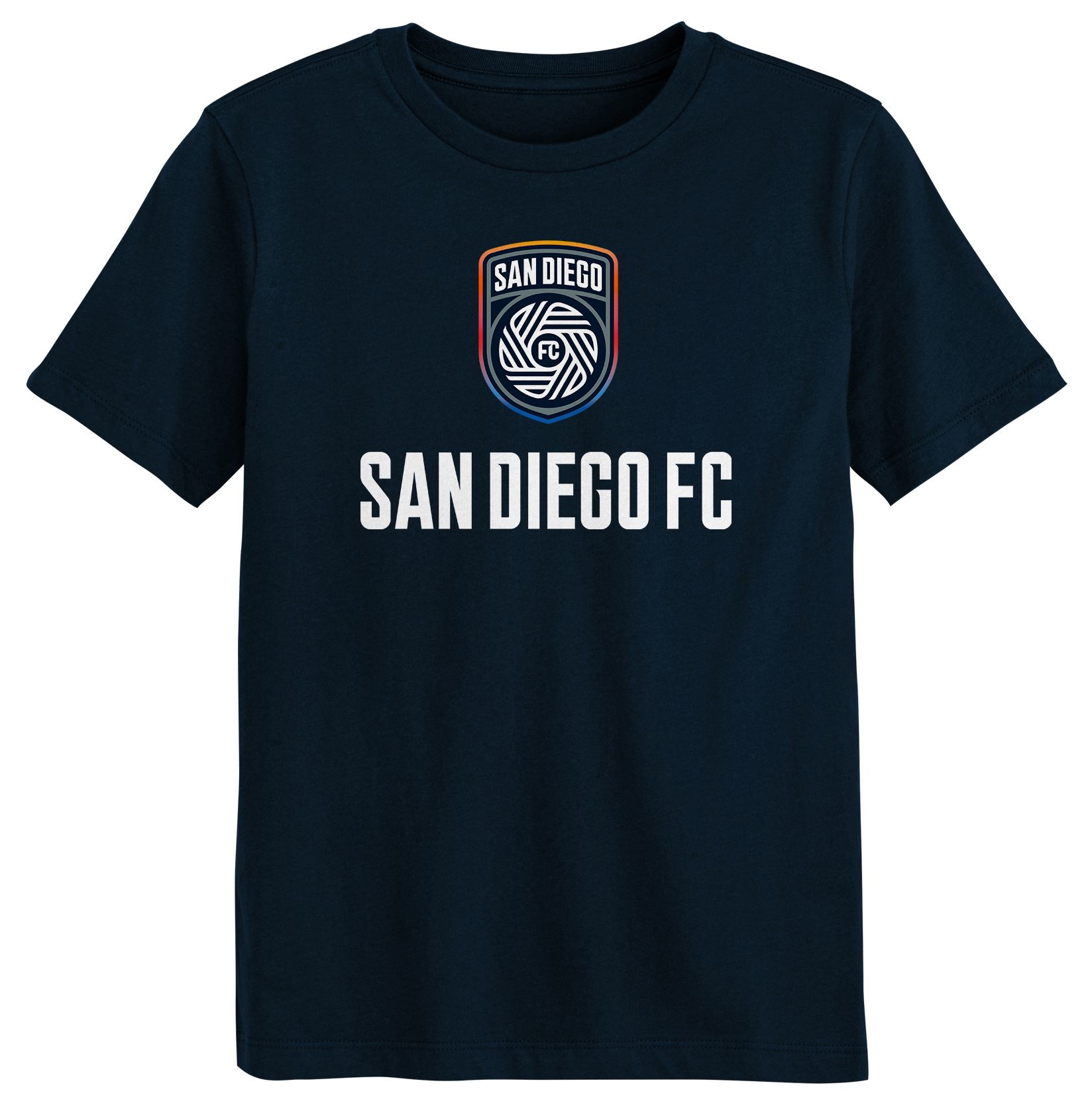 MLS Youth San Diego FC Pre Game Full Pitch Navy T-Shirt