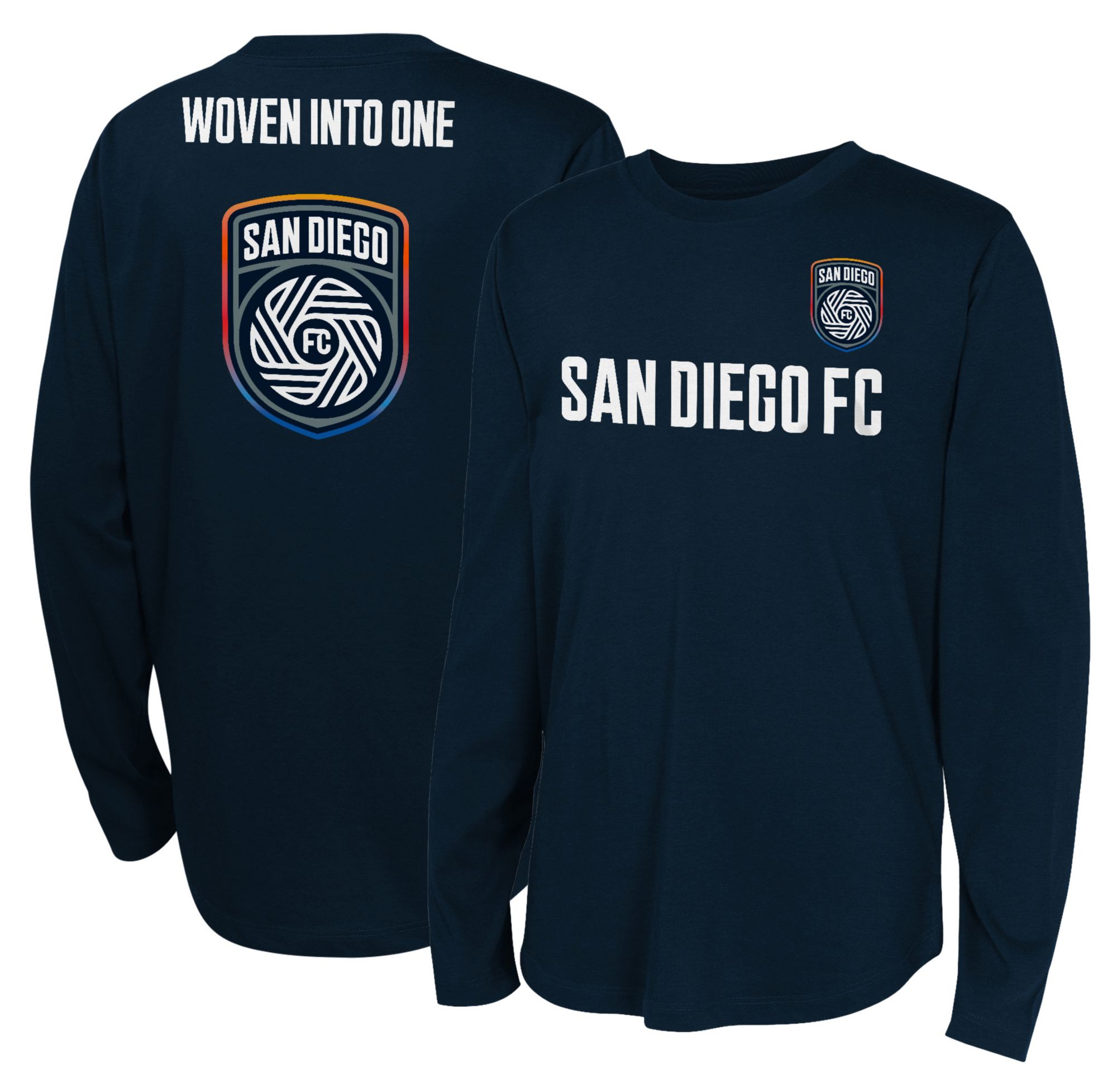 MLS Youth San Diego FC Maestro Navy Long Sleeve T-Shirt