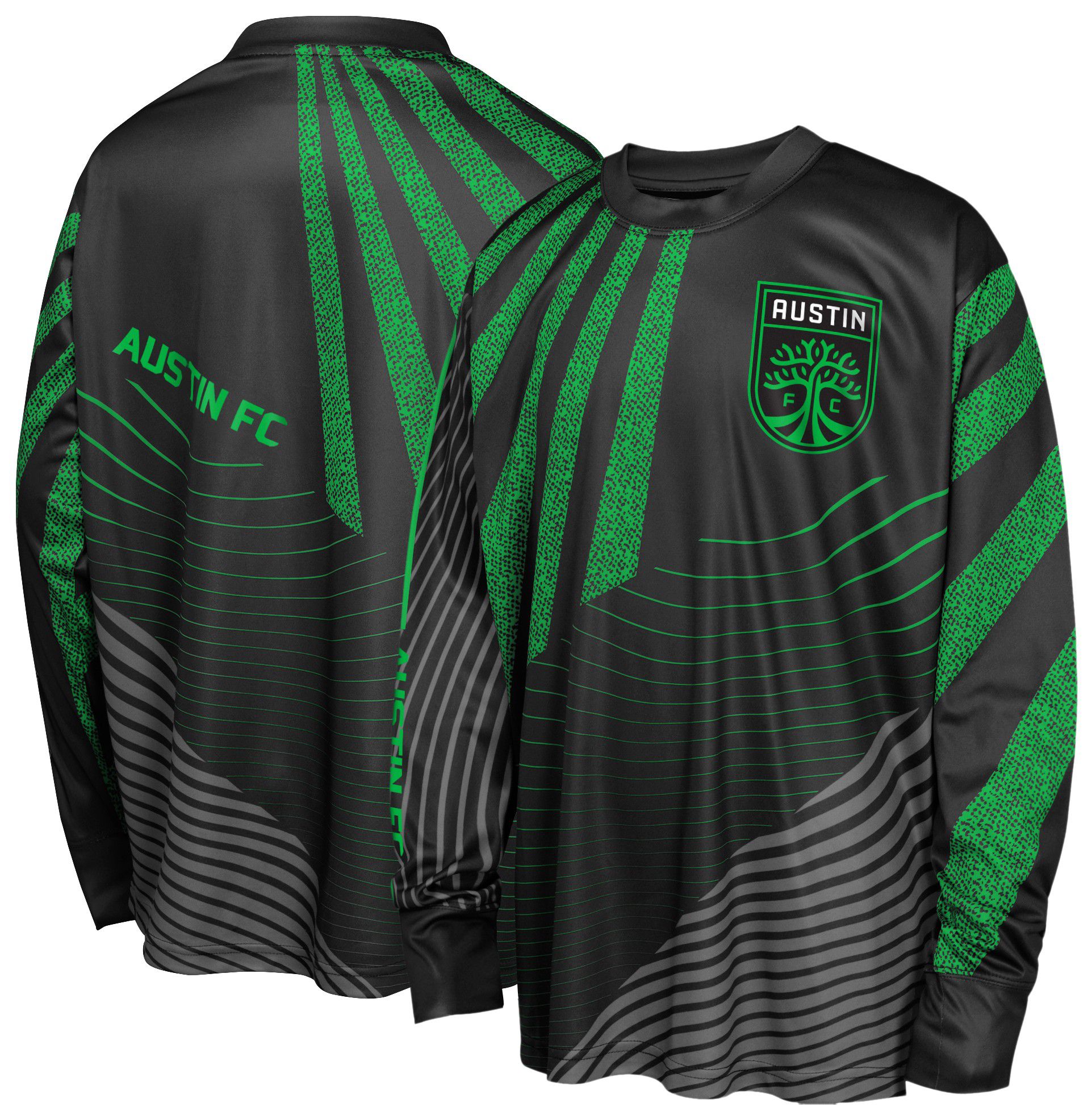 MLS Youth Austin FC Nifty Black Long Sleeve T-Shirt