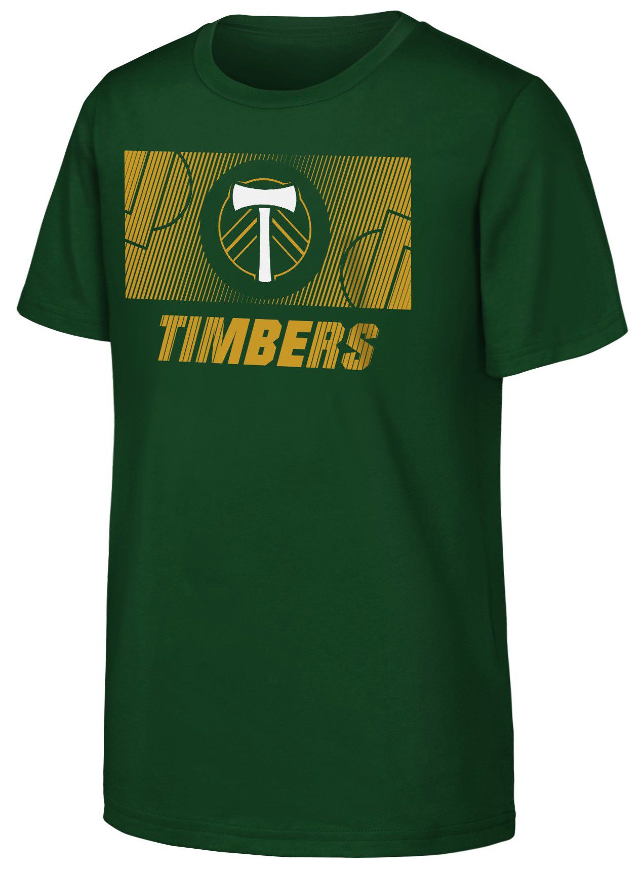MLS Youth Portland Timbers Full Pitch Green T-Shirt