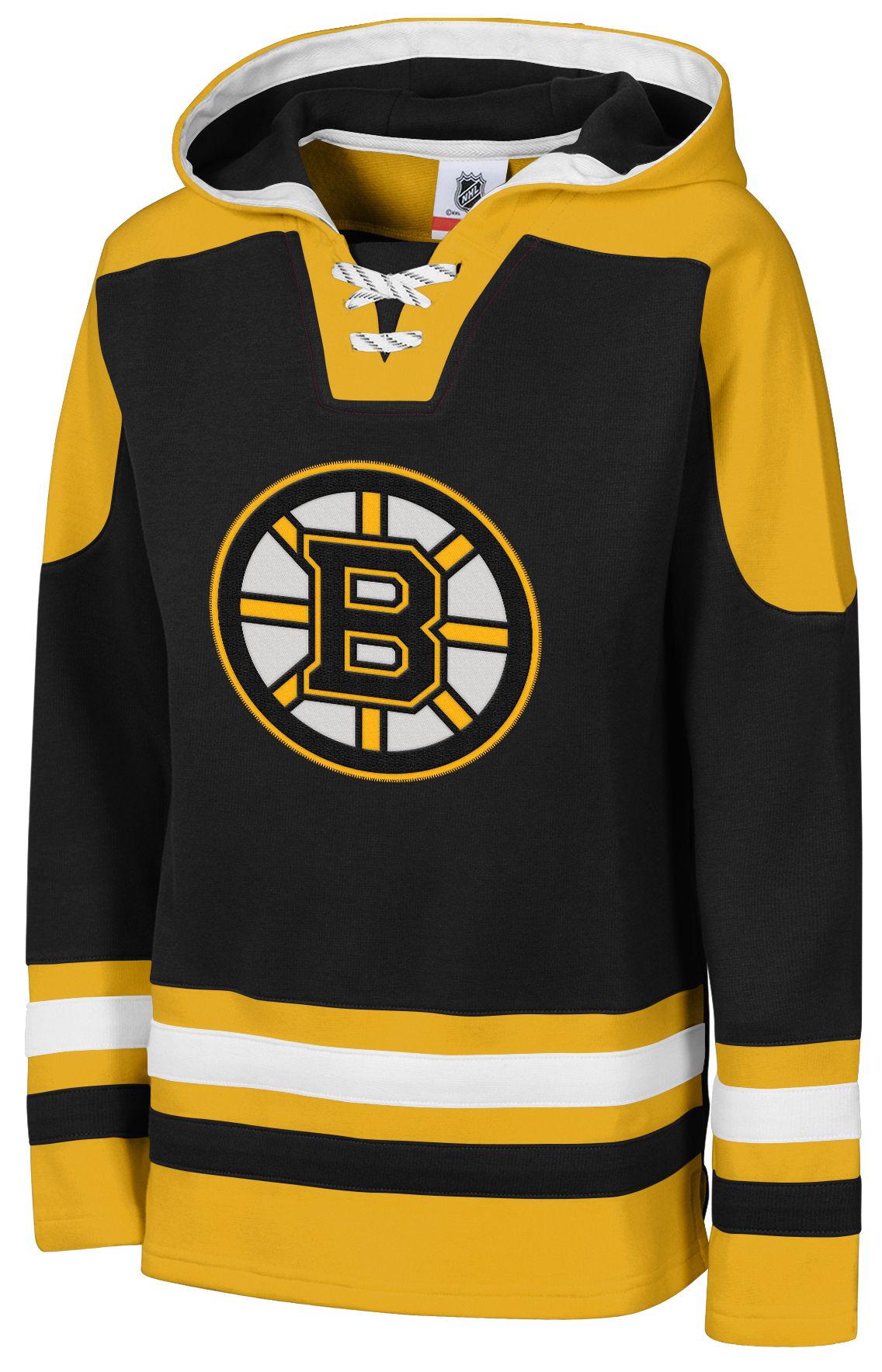 Outerstuff Youth Boston Bruins Black Pullover Hoodie