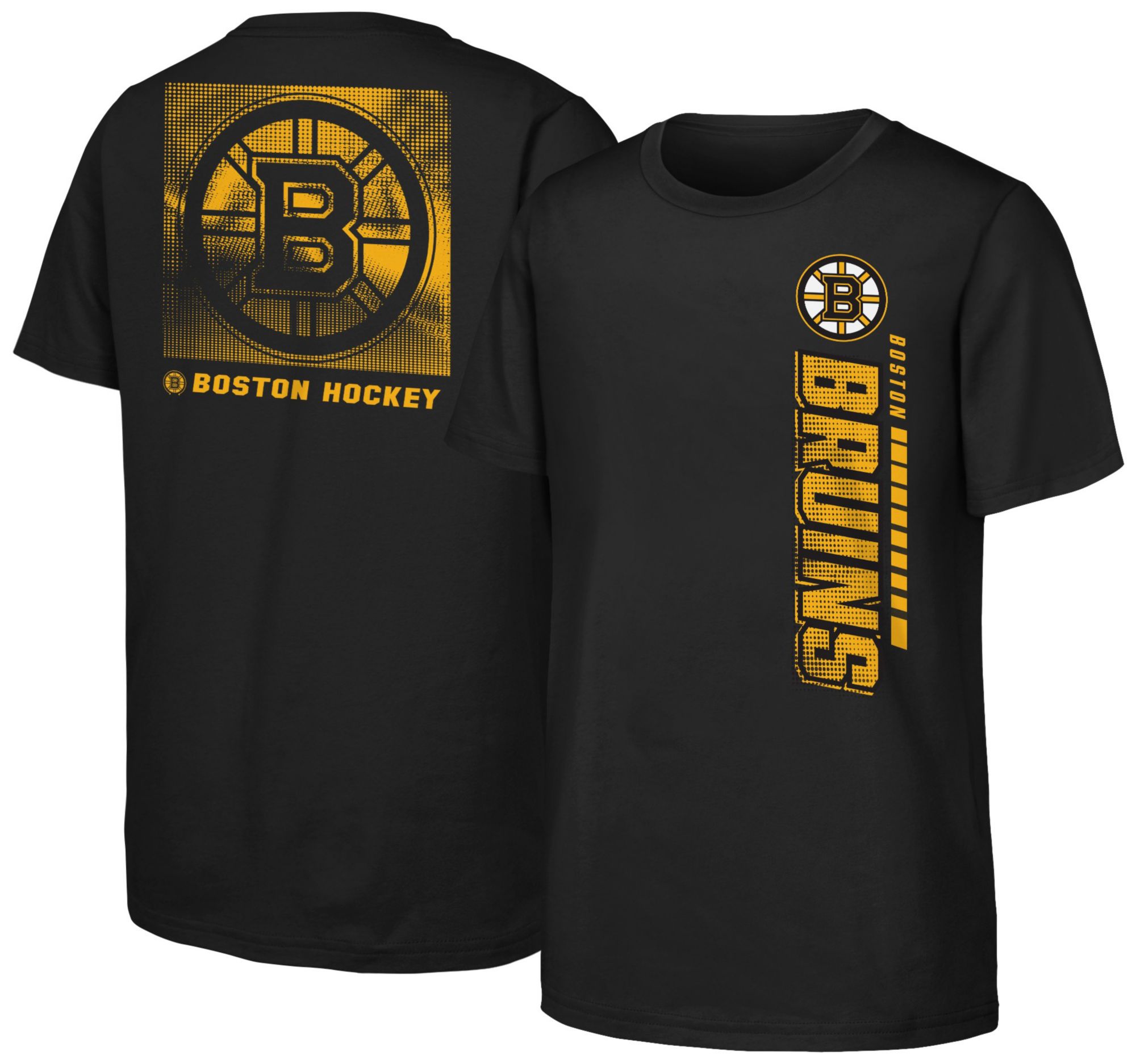 NHL Youth Boston Bruins Atmosphere Black T-Shirt