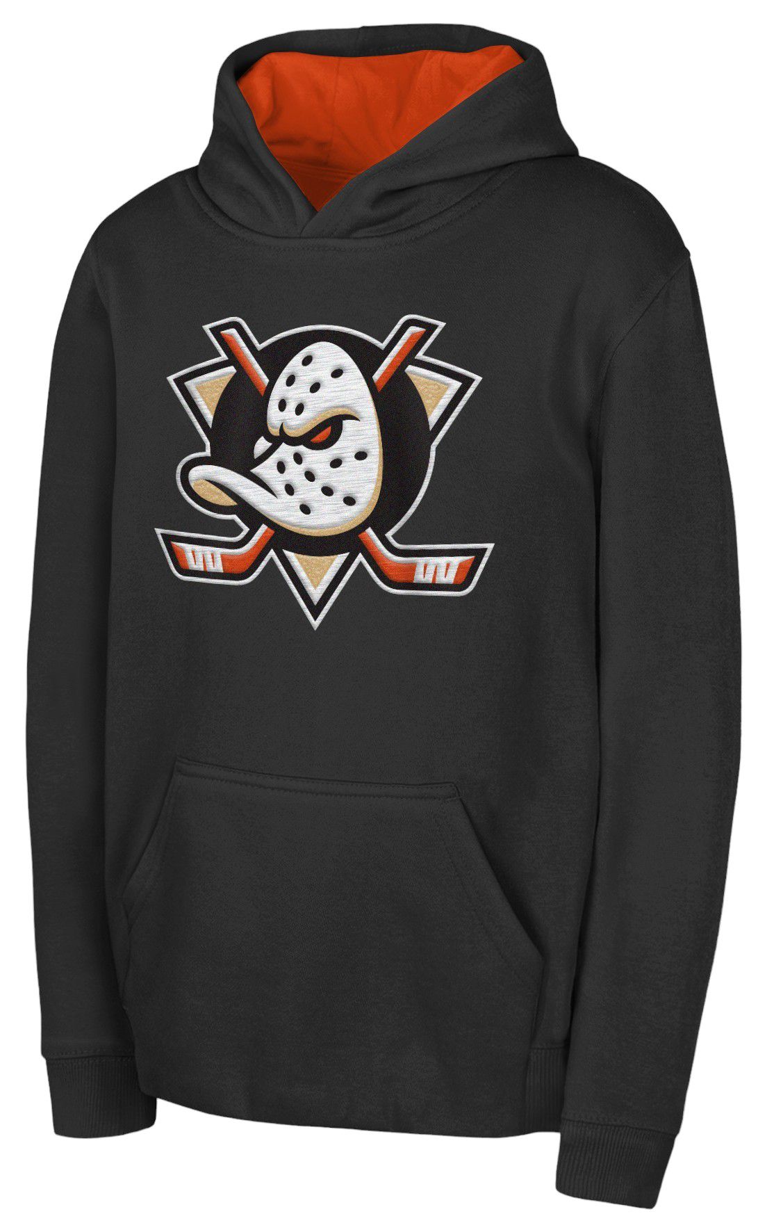 NHL Youth Anaheim Ducks Home Prime Black Pullover Hoodie